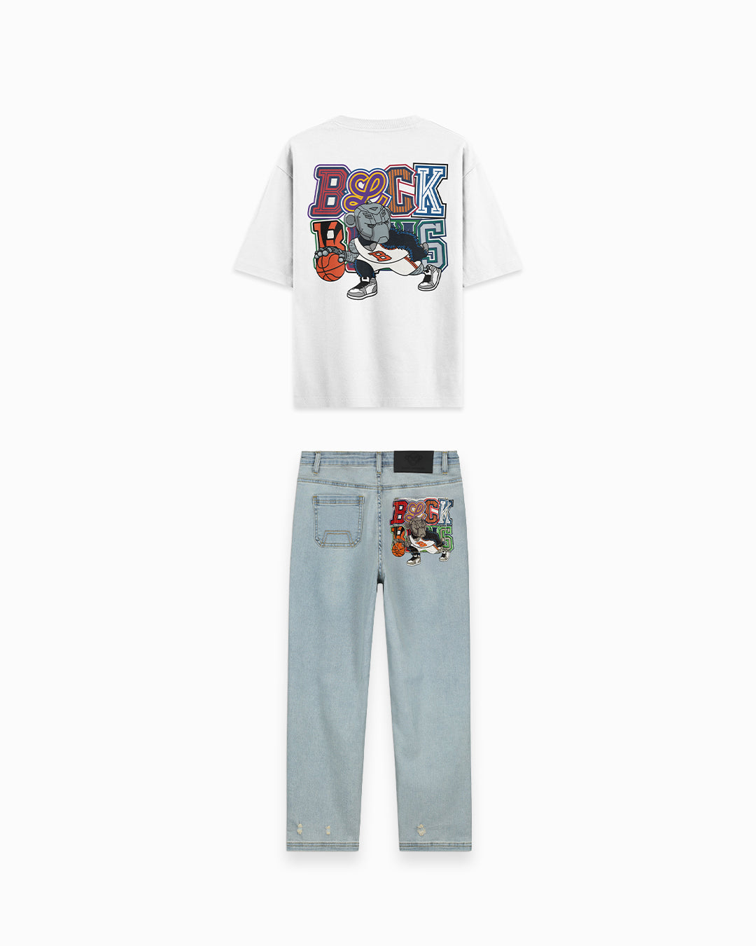 JUEGO DE CAMISETAS DRIBBLE PARA NIÑOS | Blanco