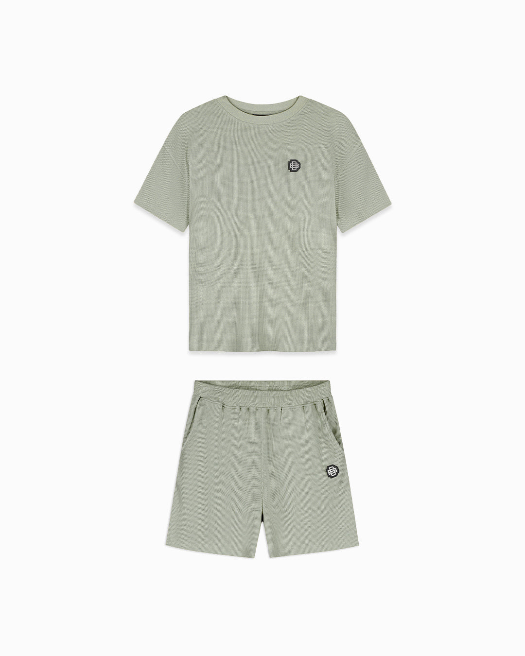 MONOGRAM WAFFLE SET | Verde