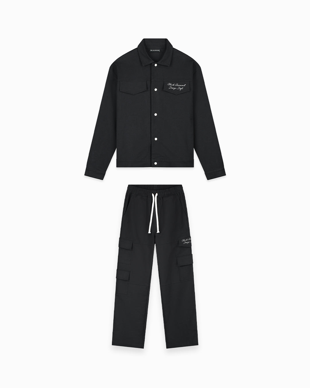 CONJUNTO TWILL RIPPED | Negro