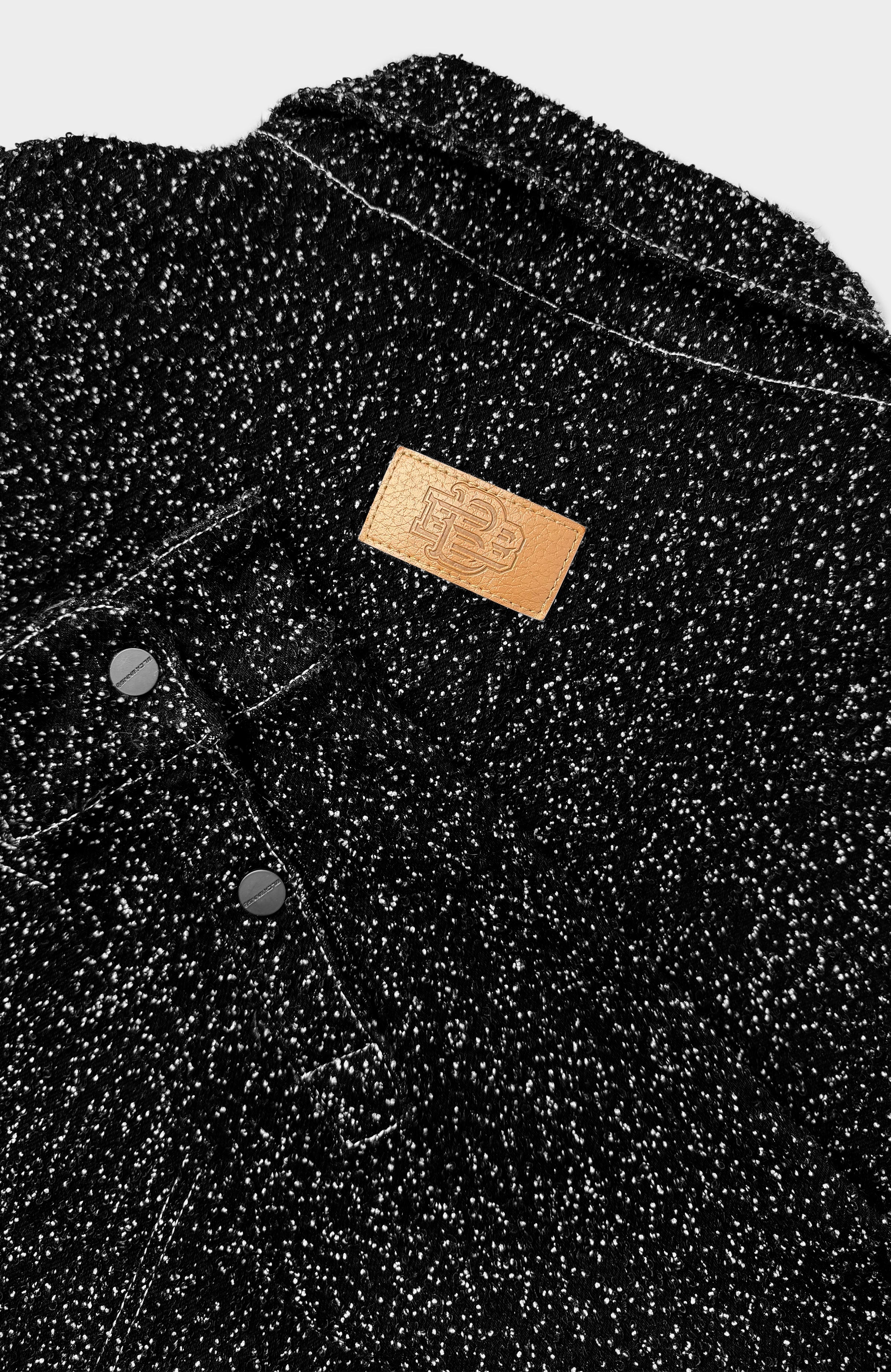 CHAQUETA BOUCLE | Negra