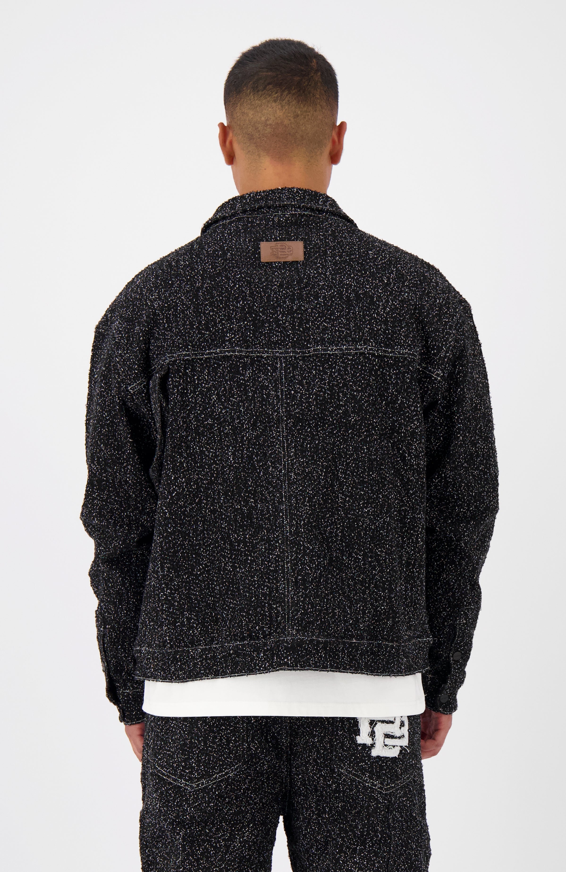 CHAQUETA BOUCLE | Negra