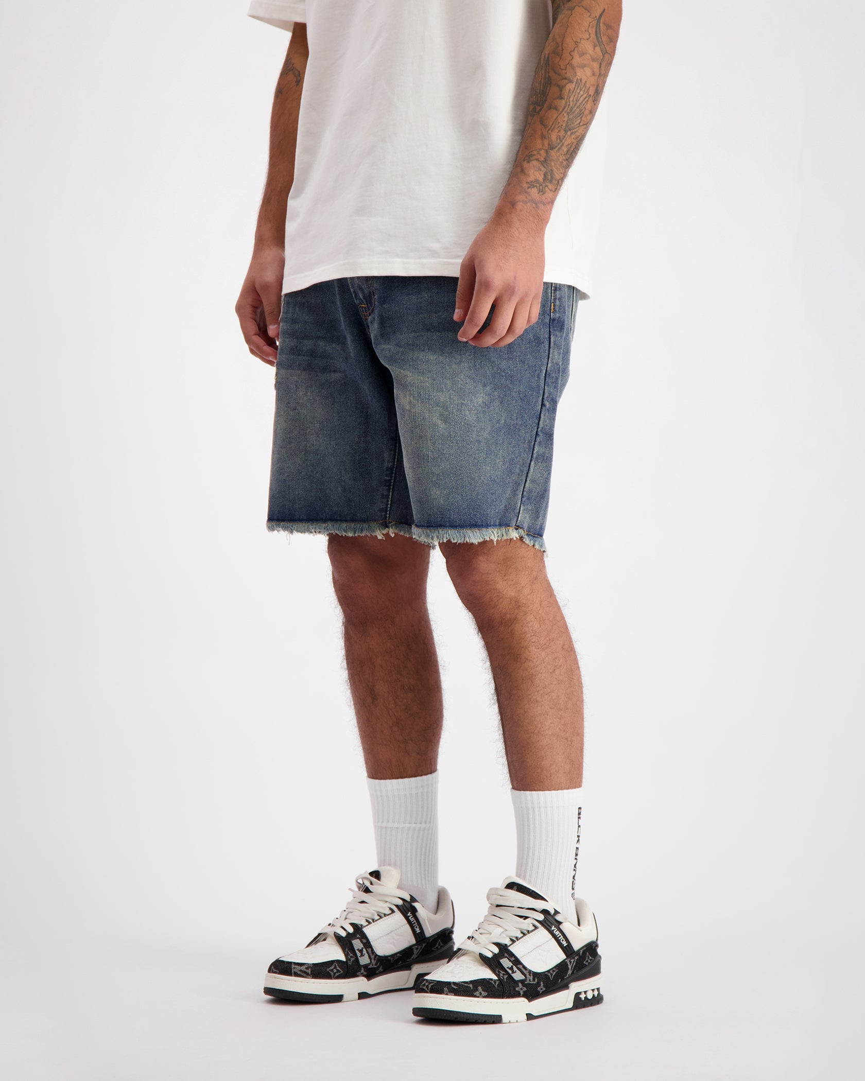 CUT OFF  CULOTE DENIM | Azul Oscuro