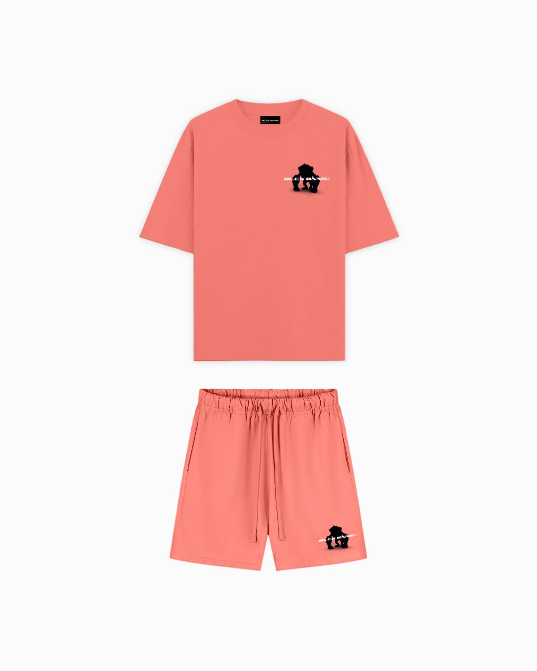 KIDS 3D CONVOY TWINSET | Salmón