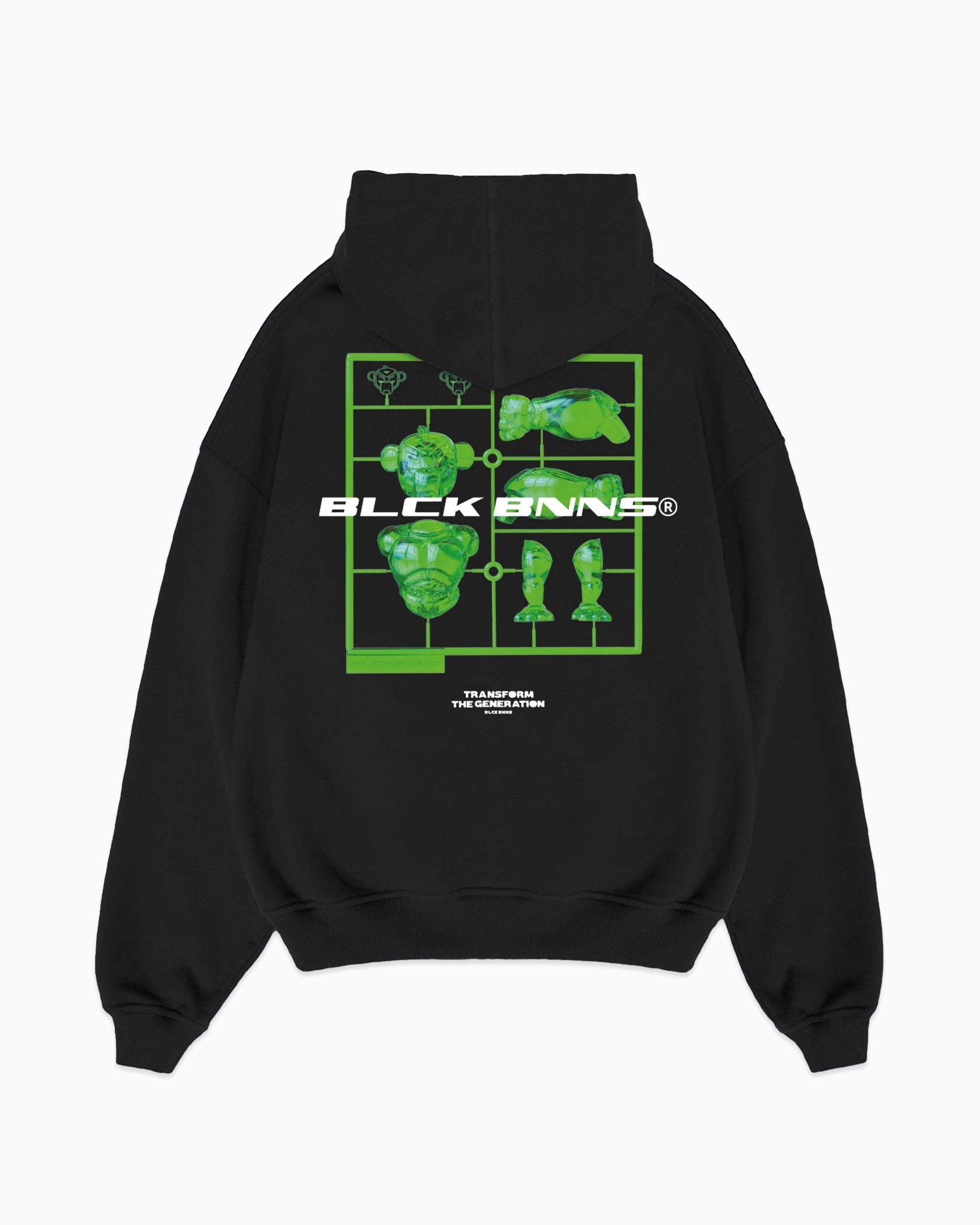 KIDS ACTION FIGURE HOODIE | Negro