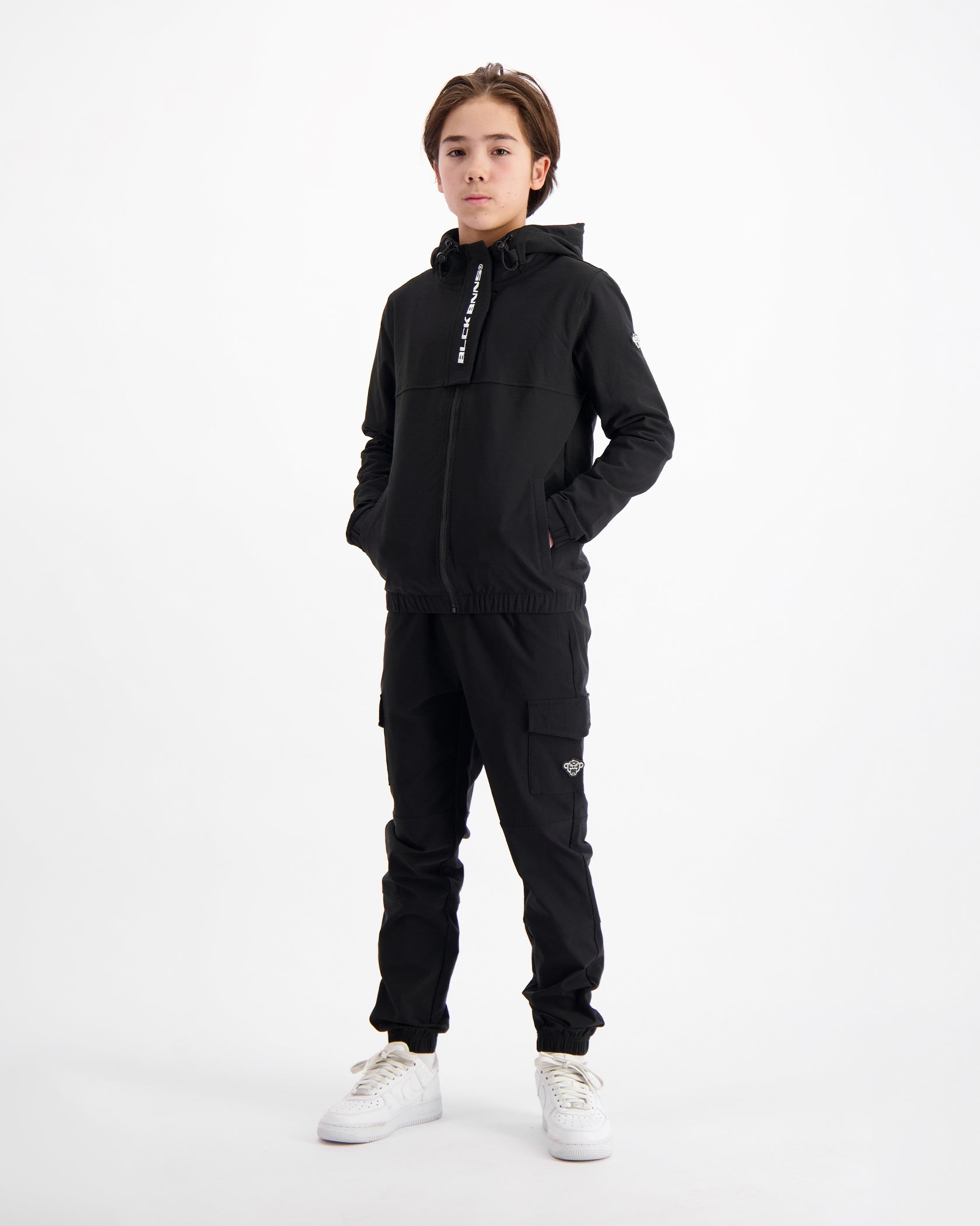 PANTALONES CARGO NIÑOS | Negro