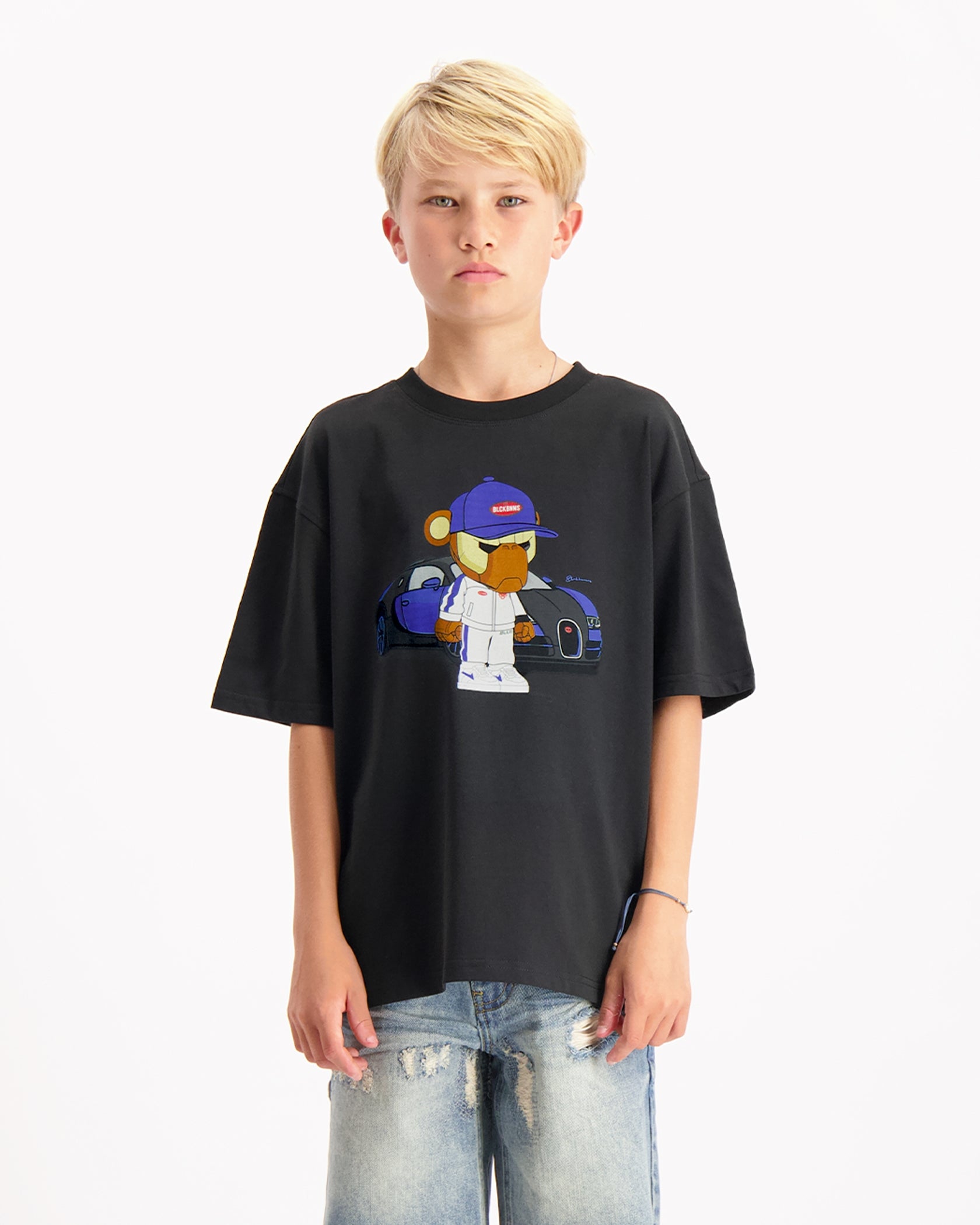CAMISETA KIDS BBUGATTY | Negro