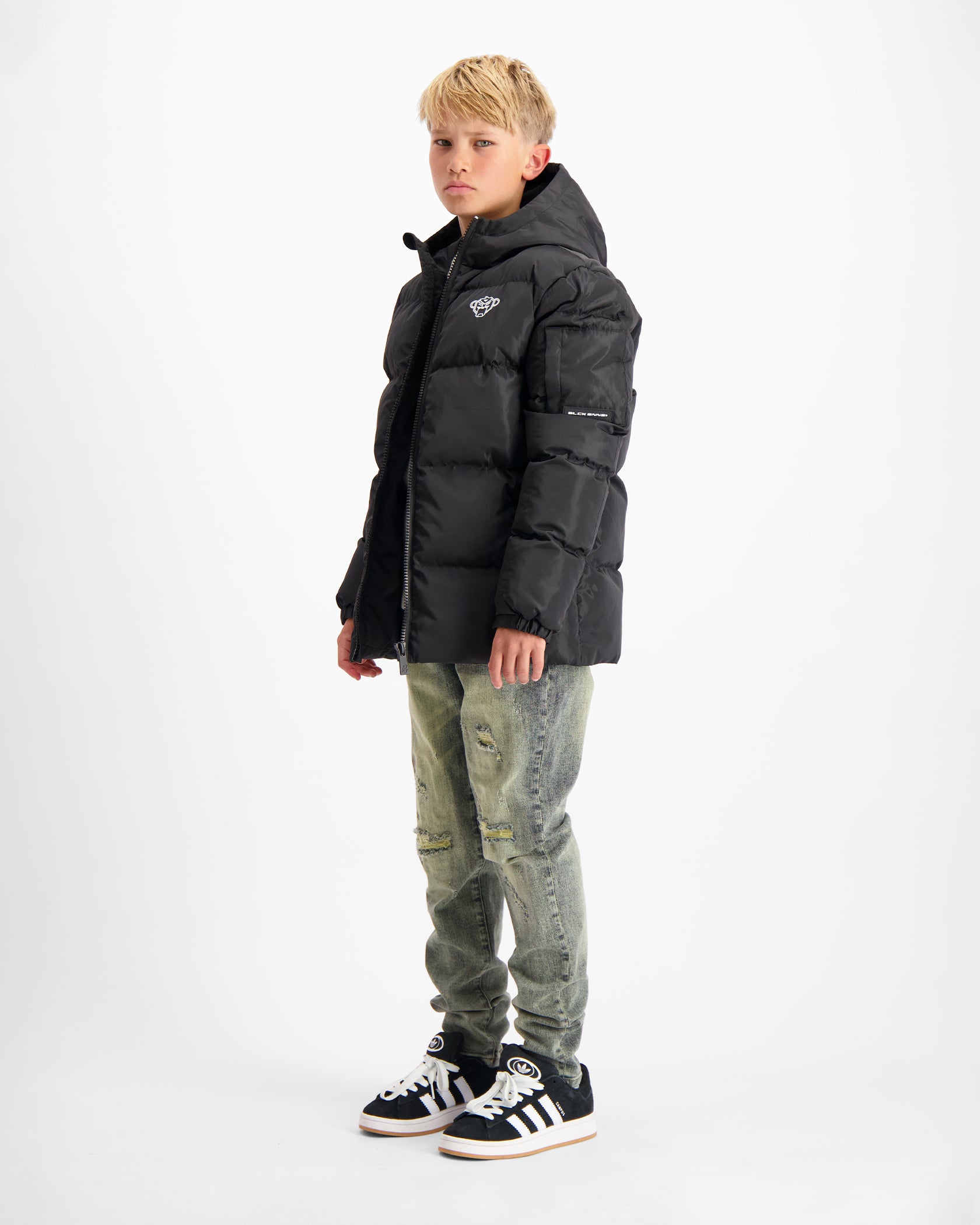 CHAQUETA CONVOY PARA NIÑOS | NEGRA