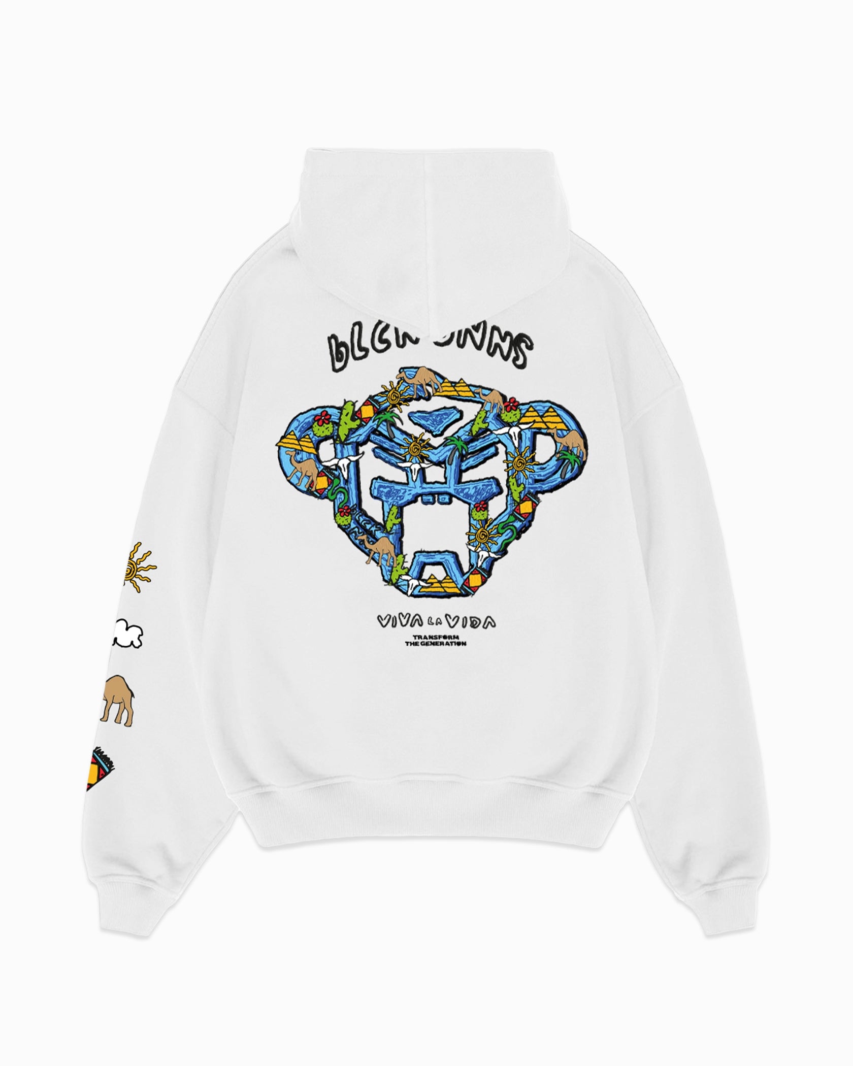 SUDADERA KIDS CRAYON | Blanca