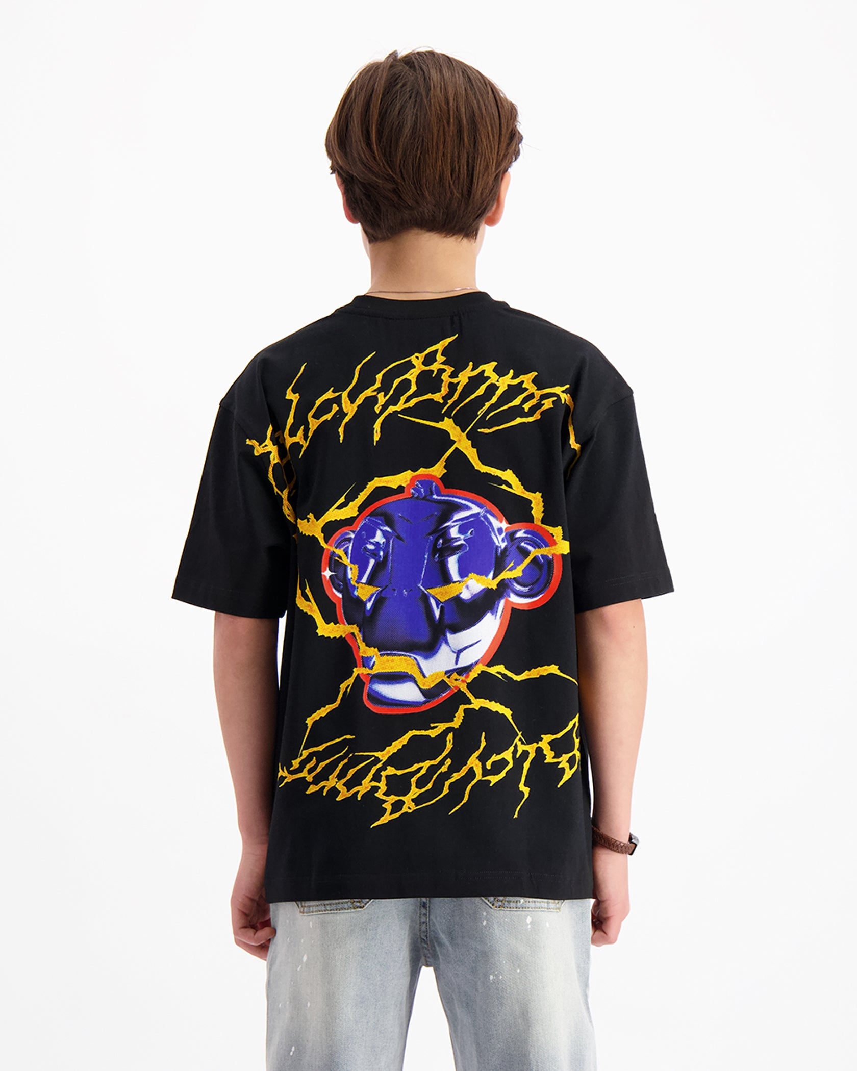 CAMISETA KIDS ELECTRO | Negra