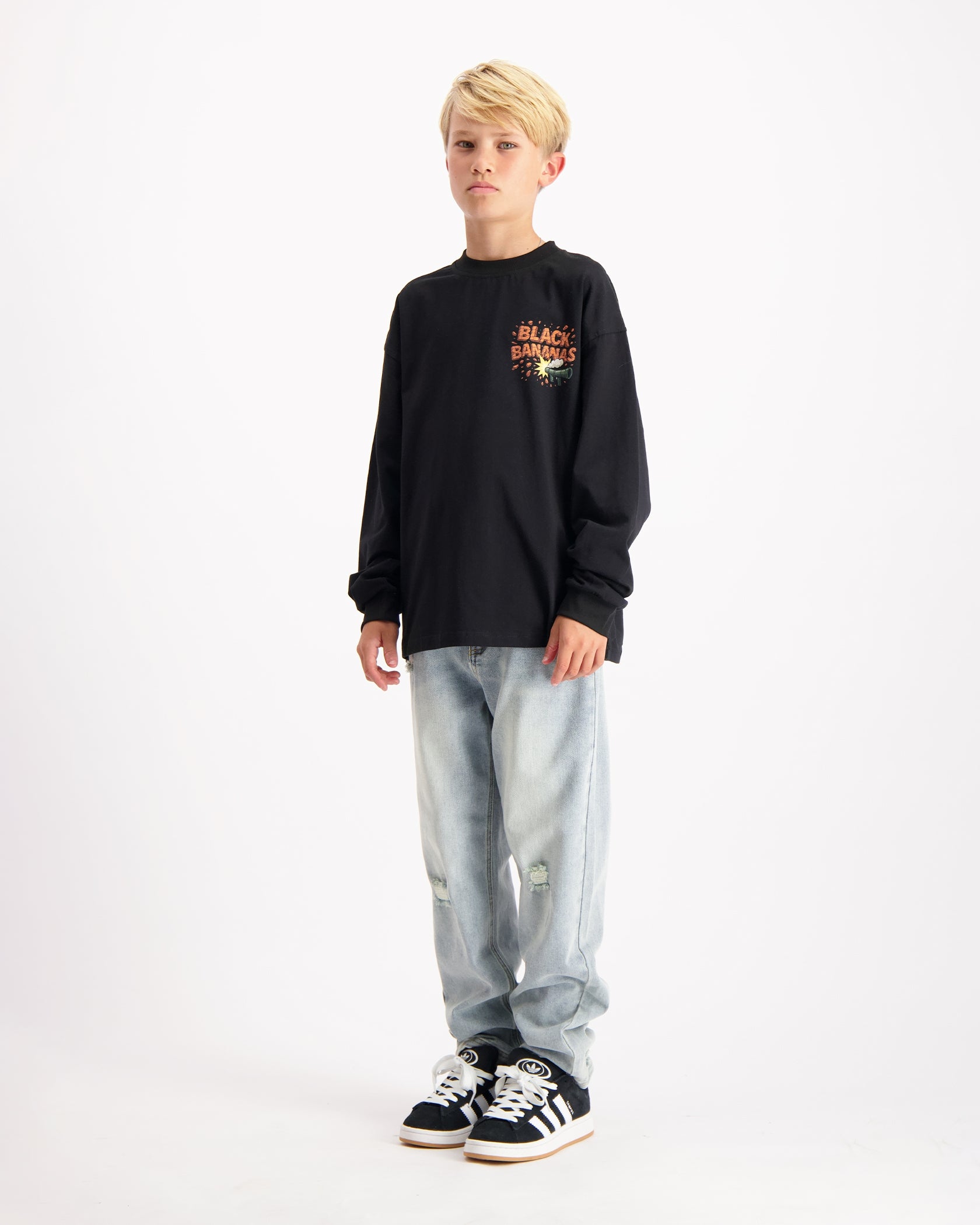 KIDS EXPLODE LONGSLEEVE | Negro
