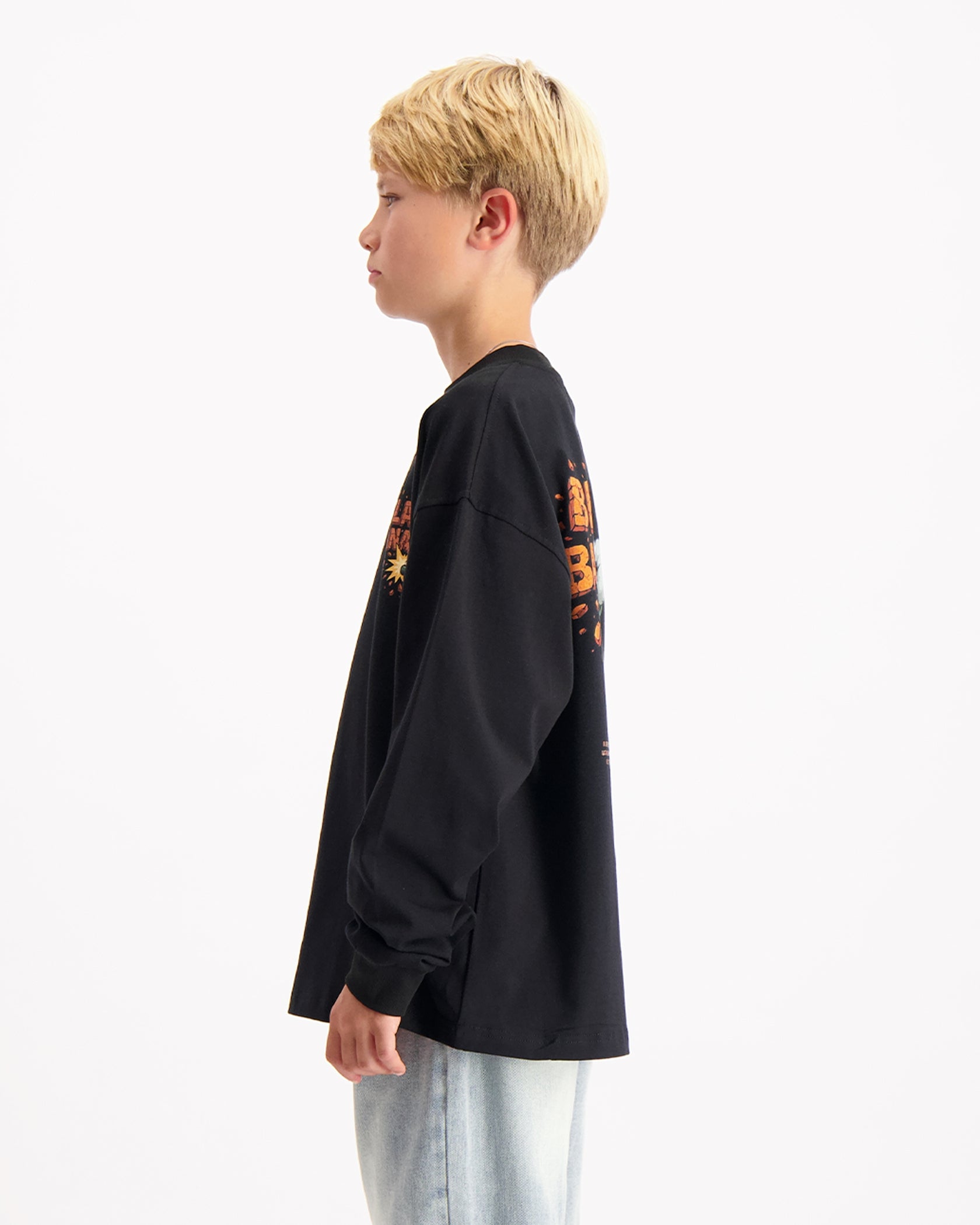 KIDS EXPLODE LONGSLEEVE | Negro