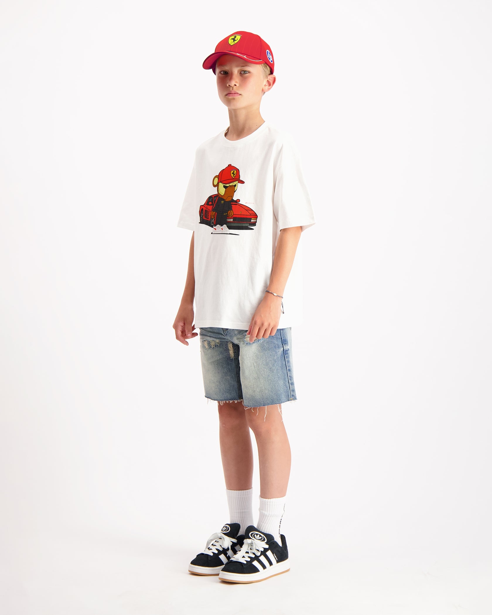 CAMISETA FEBBARI NIÑOS | Blanco hueso