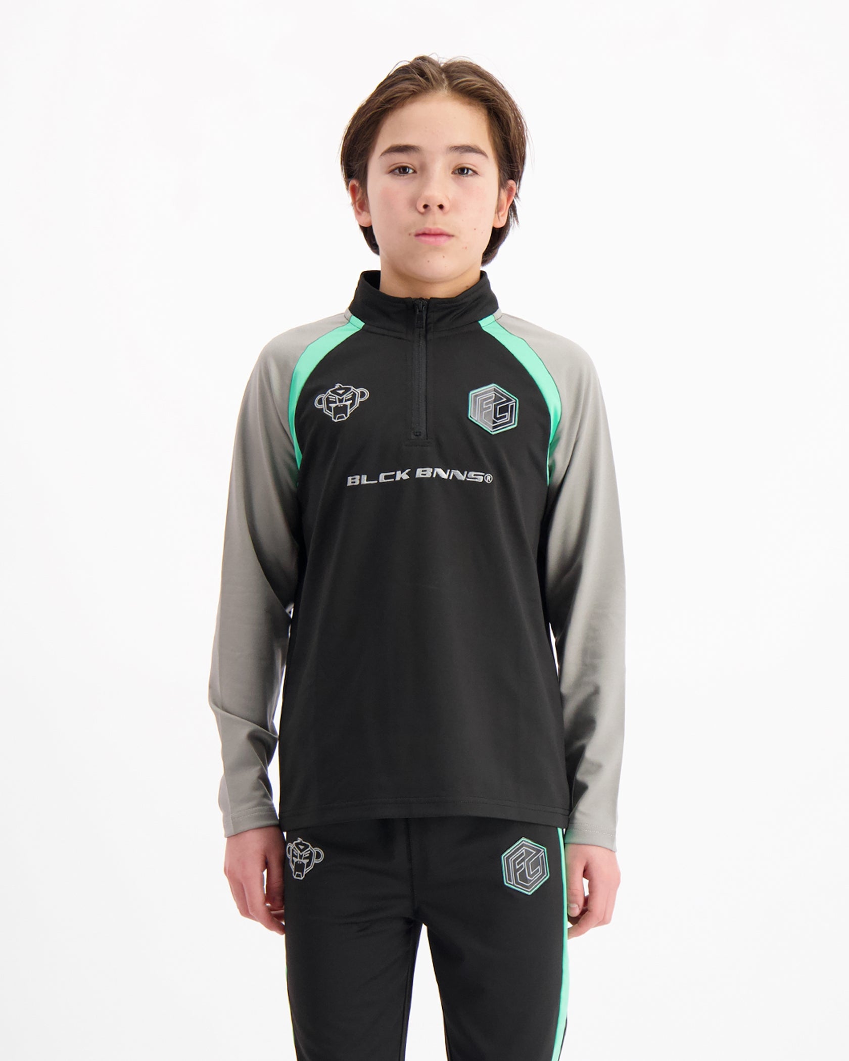 KIDS FOOTBALL Sudadera | Negra