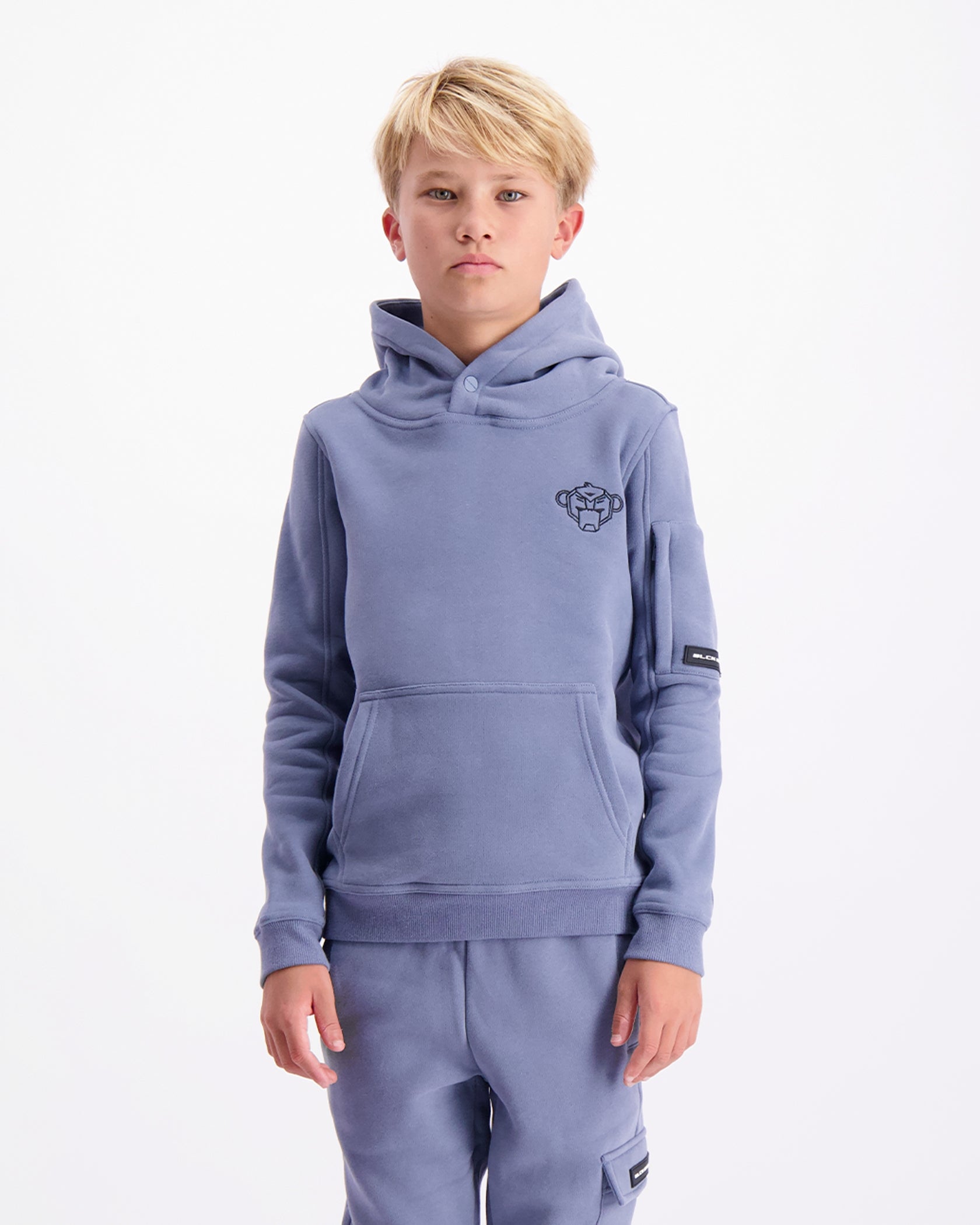 SUDADERA KIDS PLATE | Azul