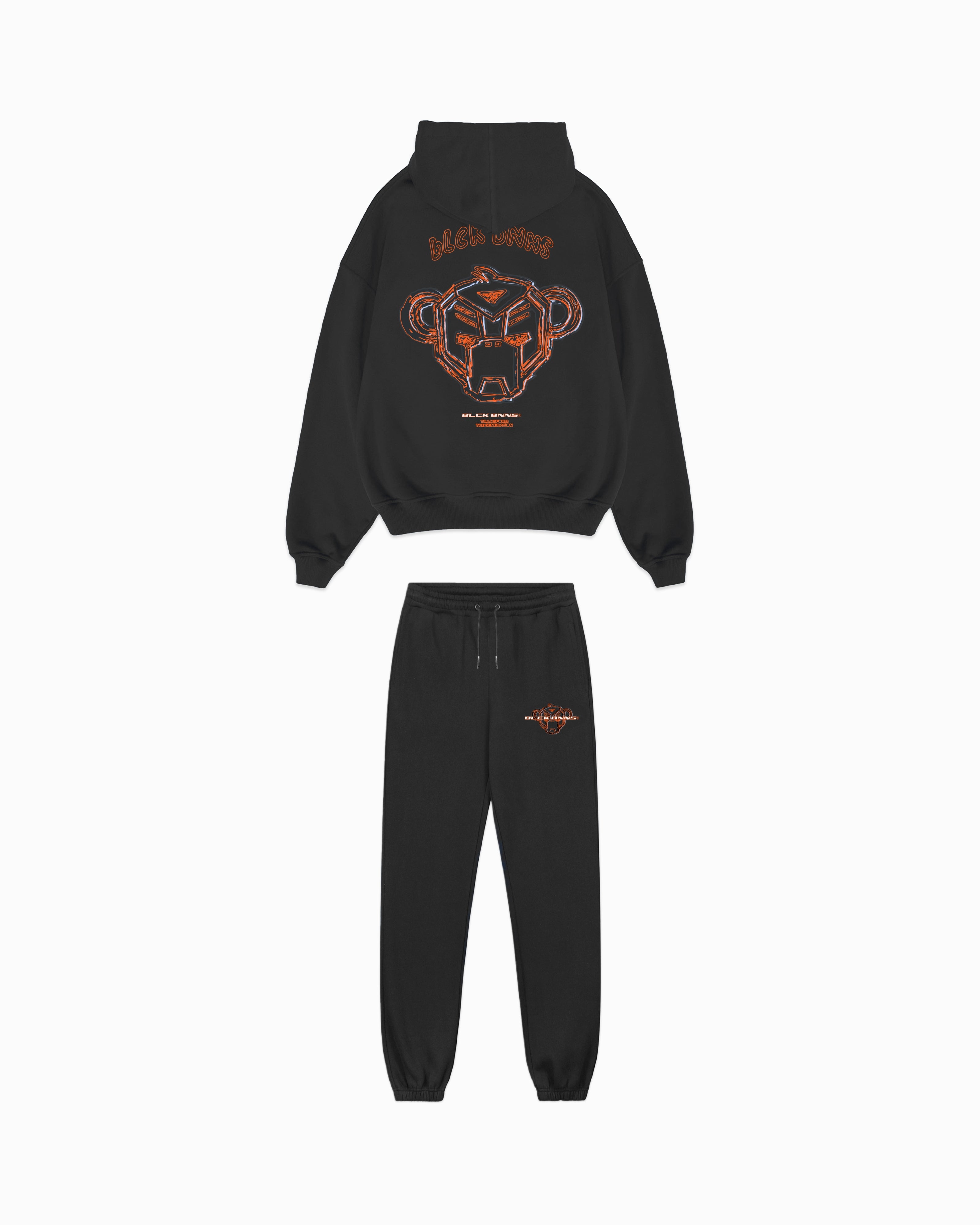 KIDS SKETCH SWEATSUIT | Negro
