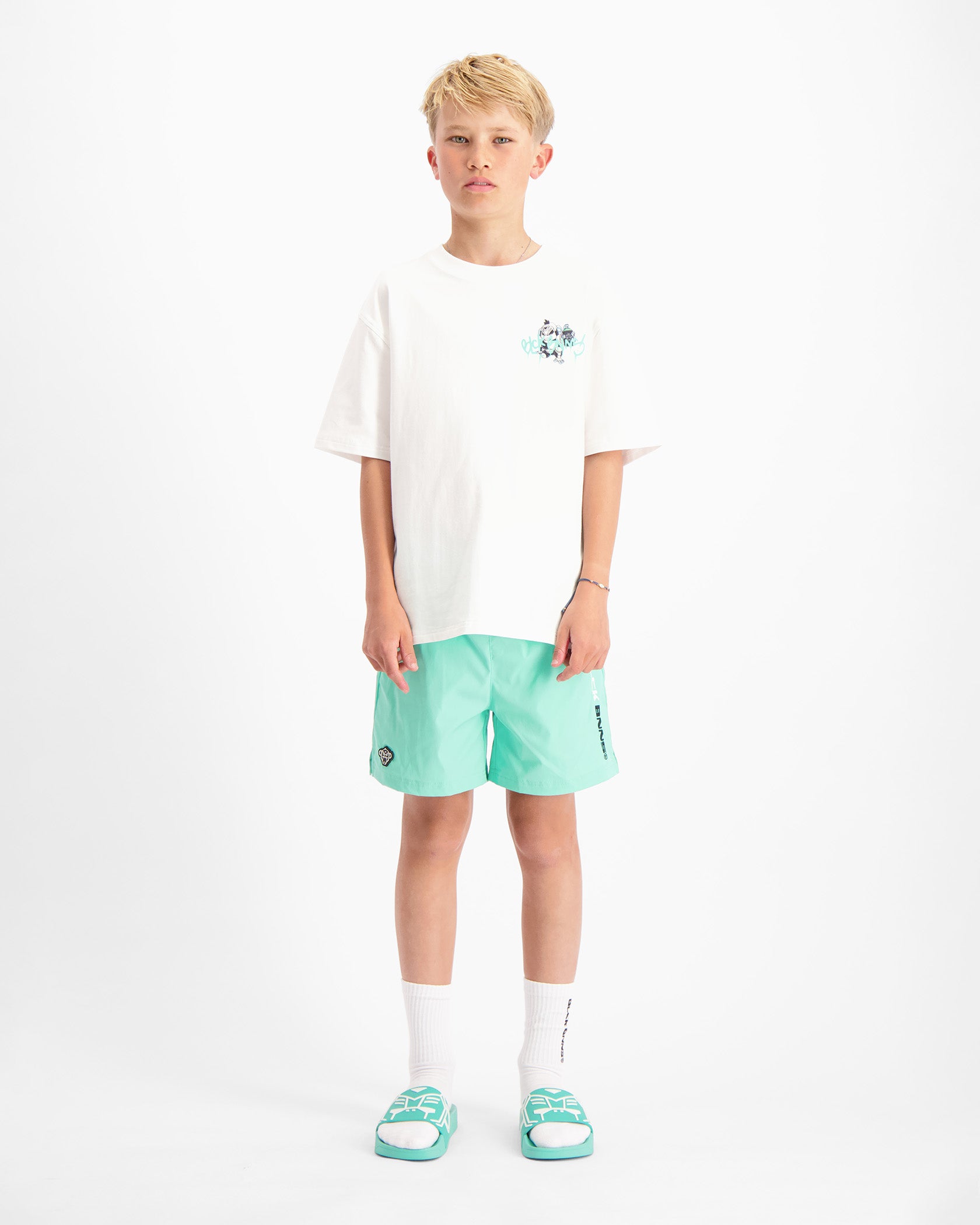 CAMISETA SPRAYADA NIÑOS | Blanco