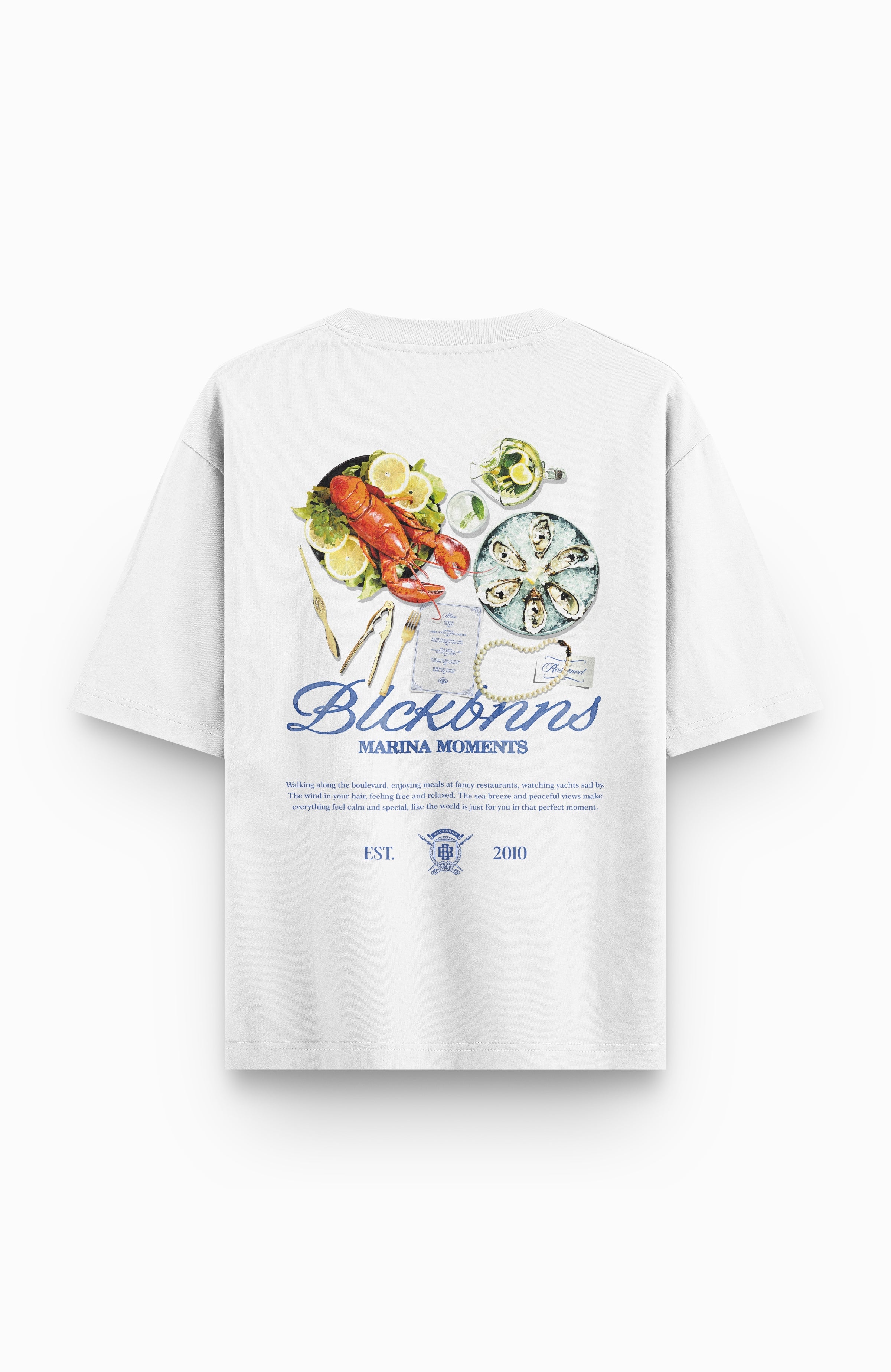 CAMISETA MESA MARINA | Blanco hueso