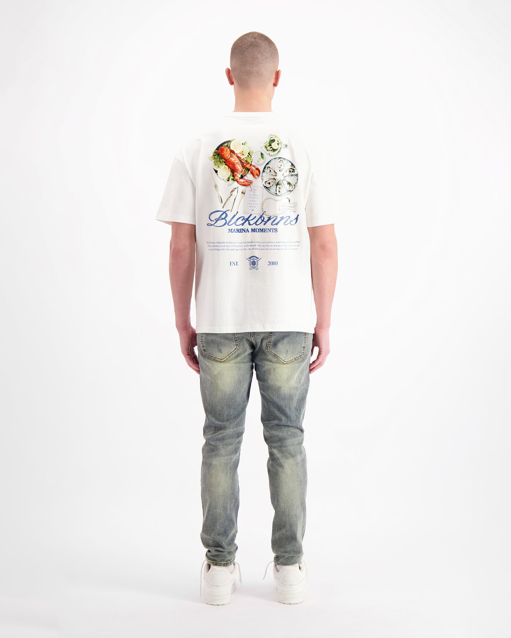 CAMISETA MESA MARINA | Blanco hueso