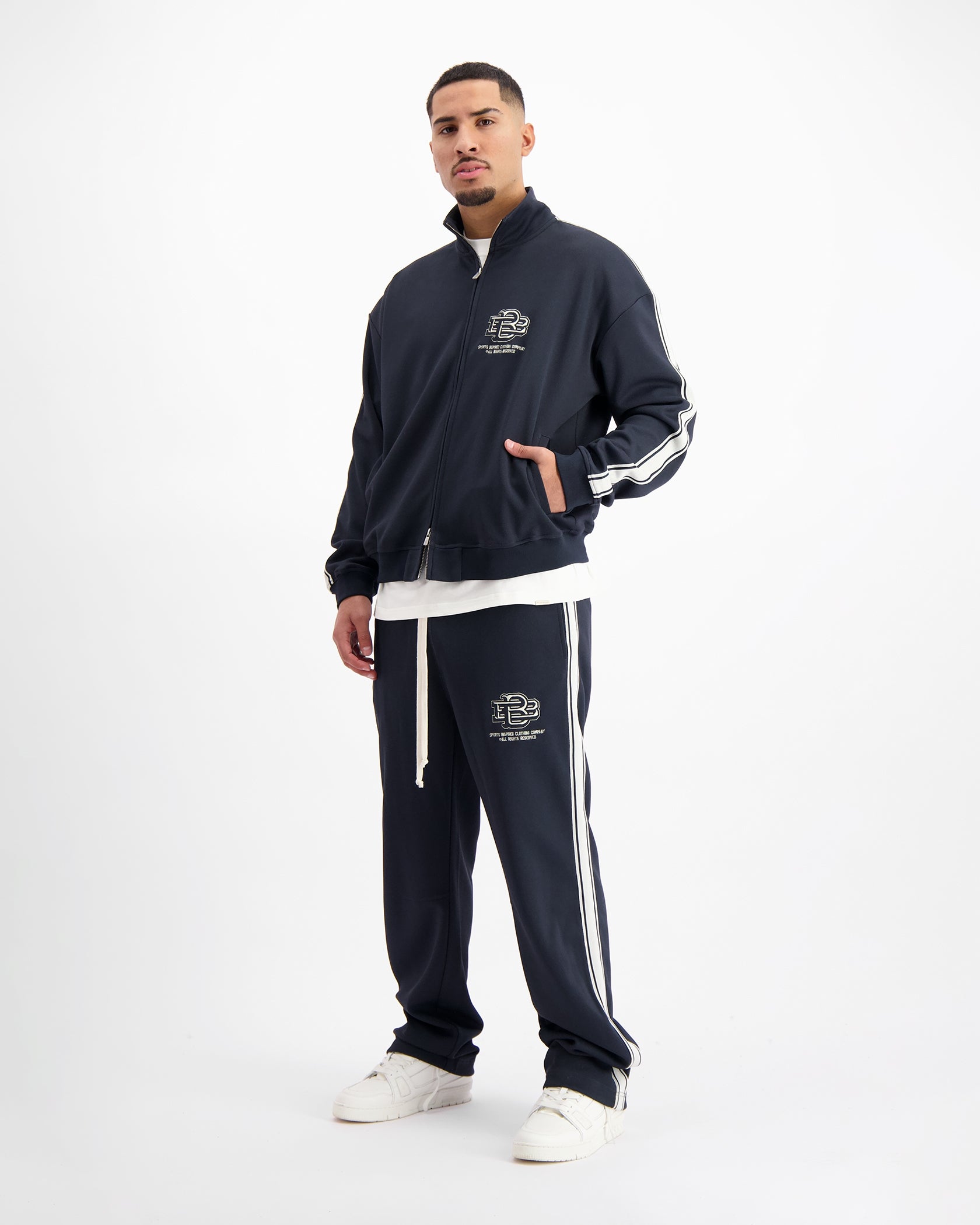 MONOGRAM TRACKSUIT | azul marino