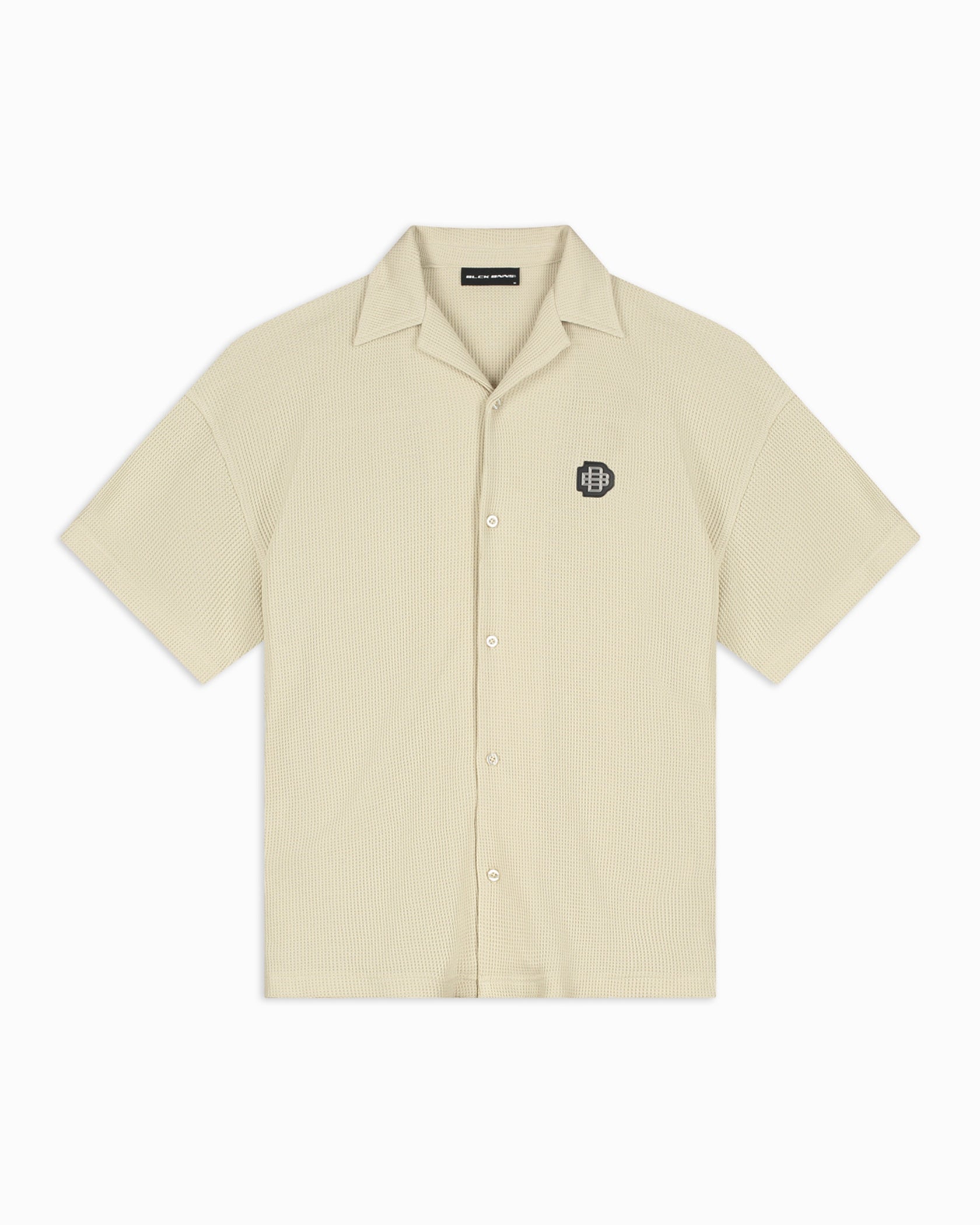 CAMISETA MONOGRAM WAFFLE | Beige