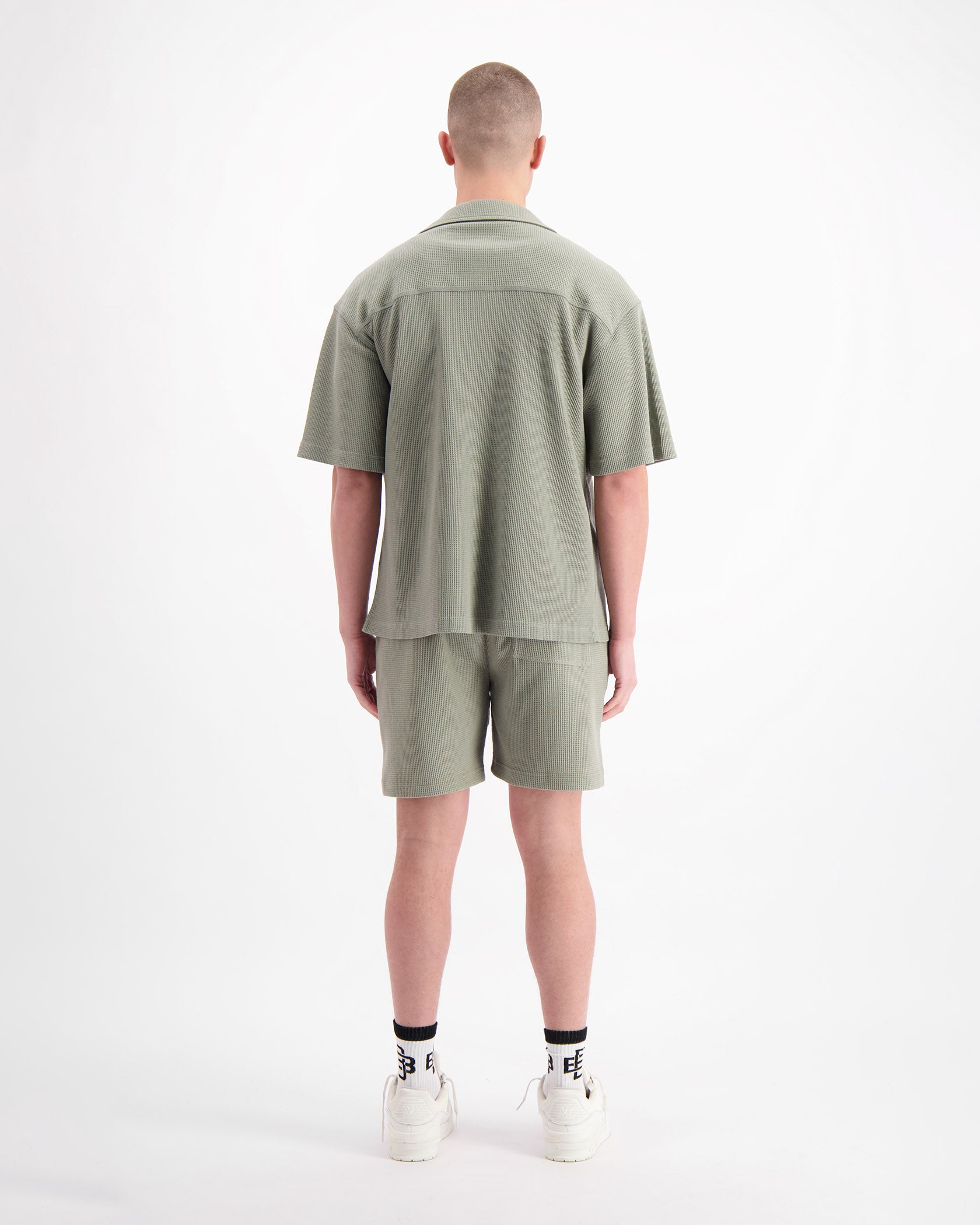 CAMISETA MONOGRAM WAFFLE | Verde