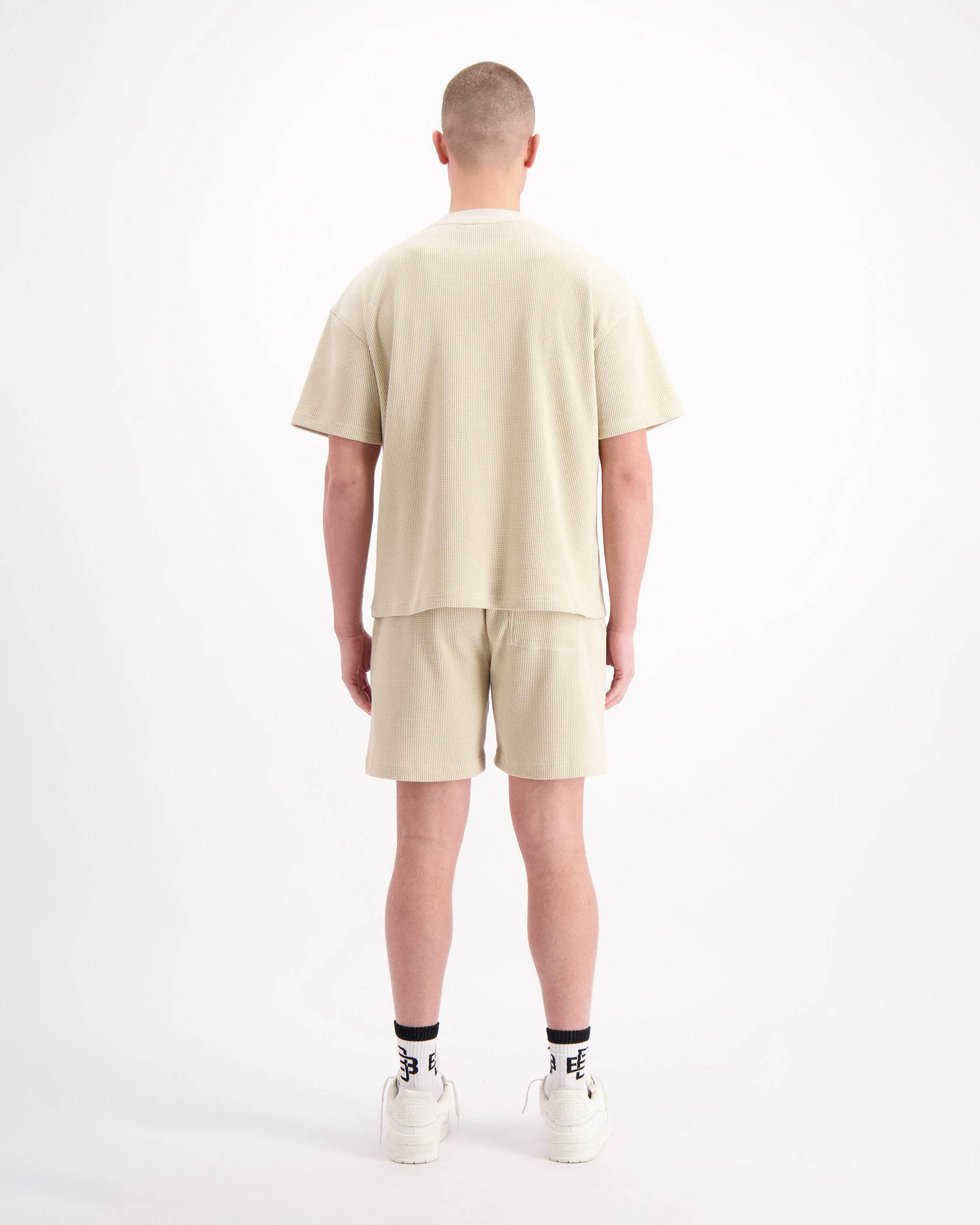 CONJUNTO MONOGRAM WAFFLE | Beige