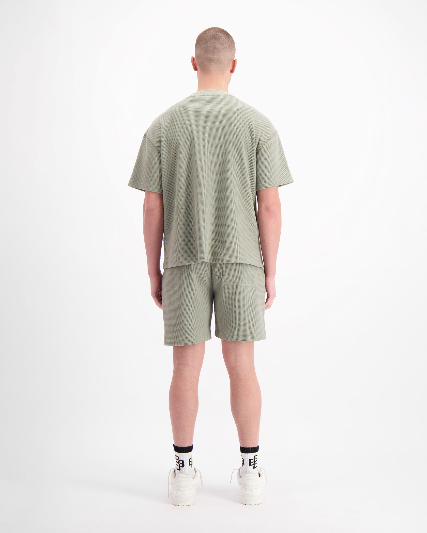 MONOGRAM WAFFLE SET | Verde