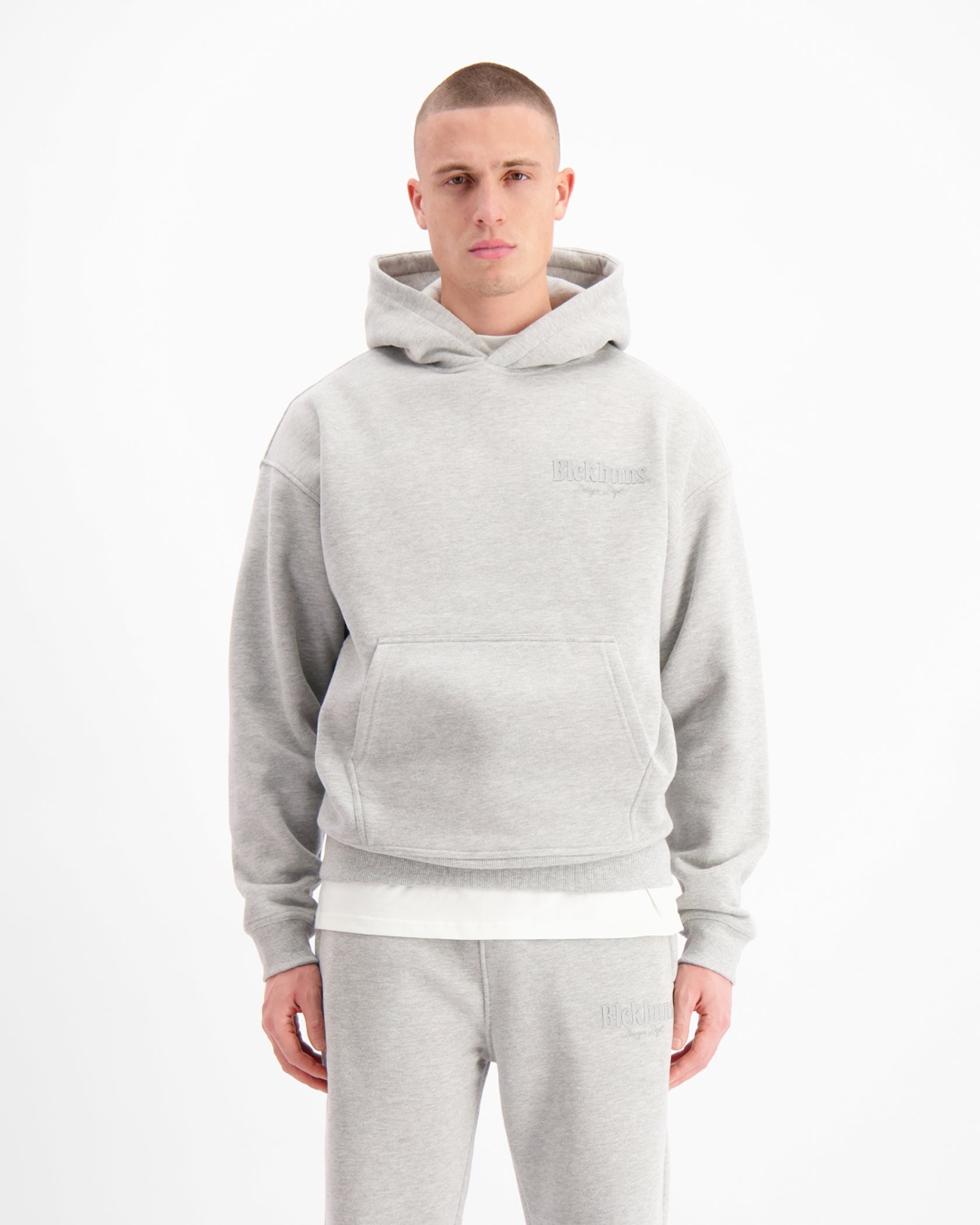 CONJUNTO DEPARTAMENTO DE DISEÑO TRACKSUIT | Melange gris