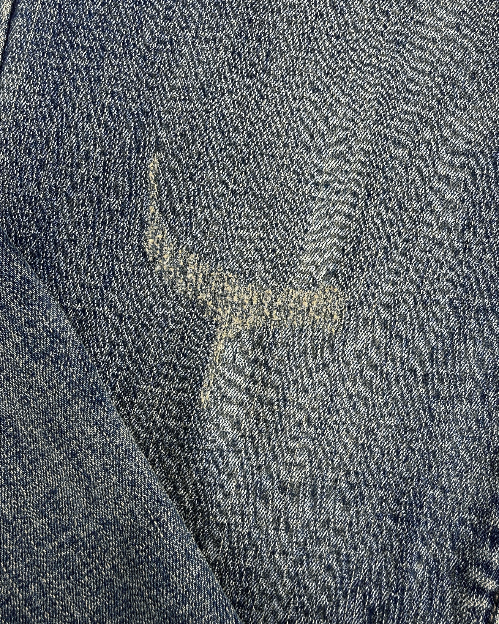 DENIM SLIM DE BORDE SUAVE | Azul