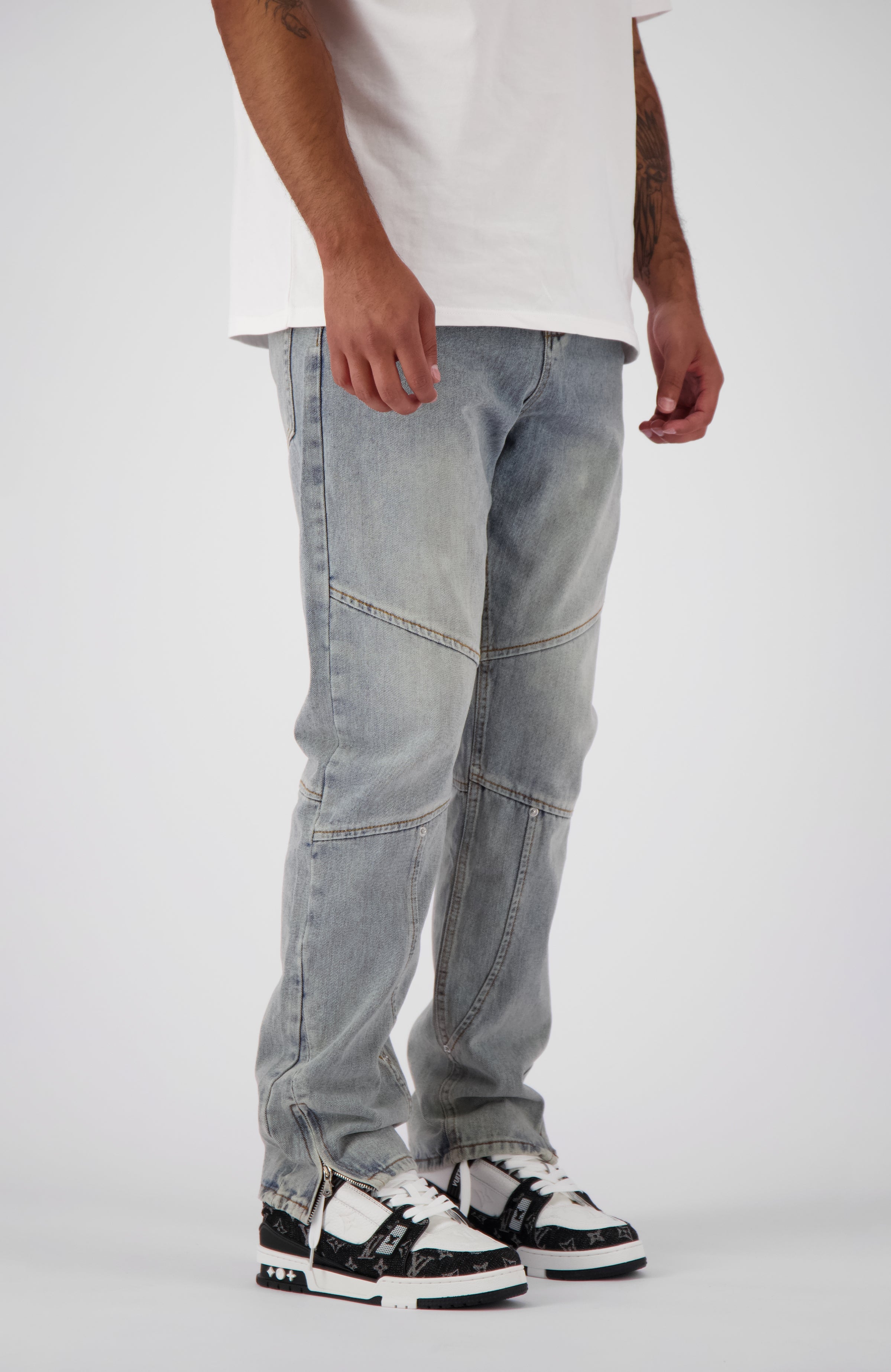 DENIM DE TRABAJADOR RECTO | Azul