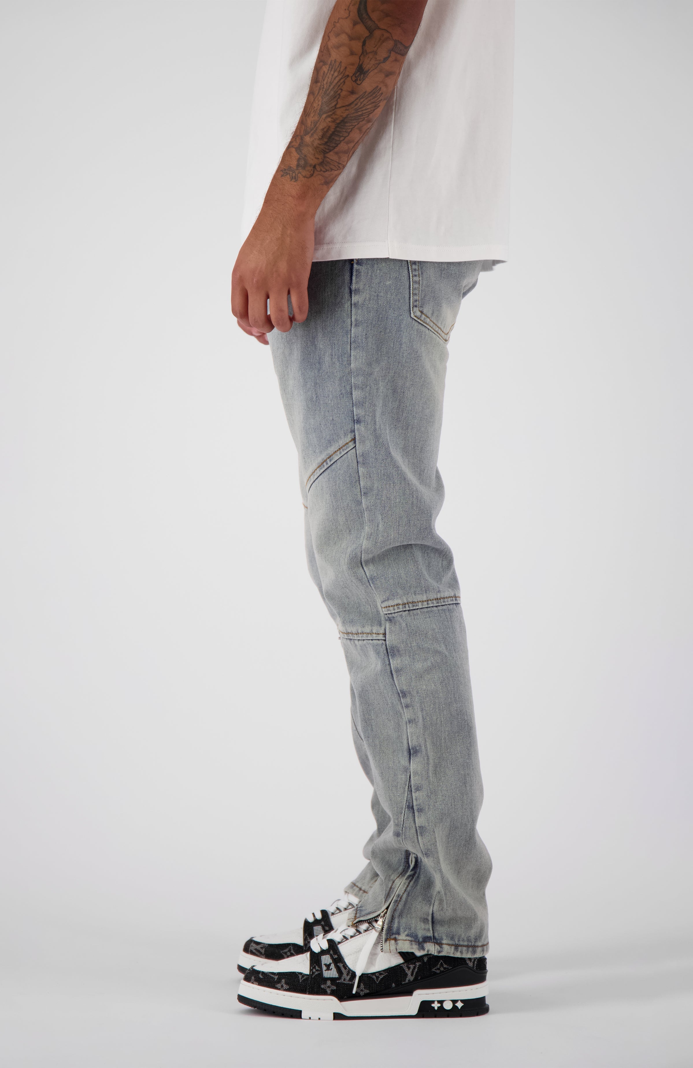 DENIM DE TRABAJADOR RECTO | Azul
