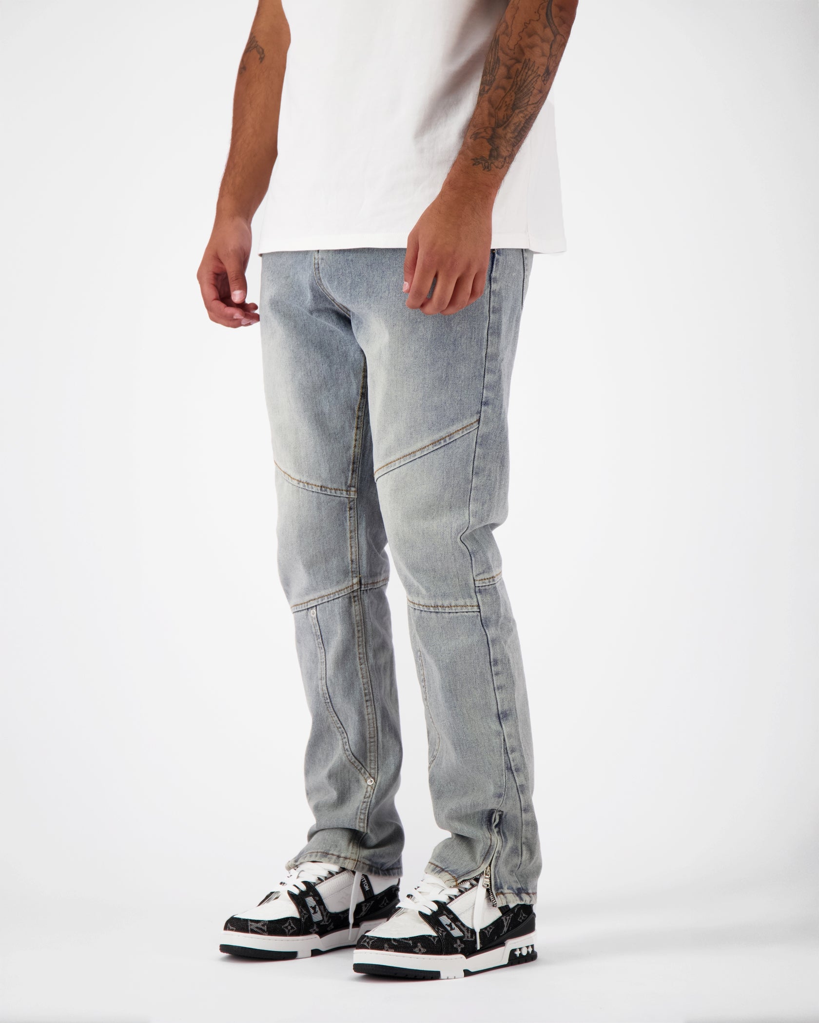 DENIM DE TRABAJADOR RECTO | Azul
