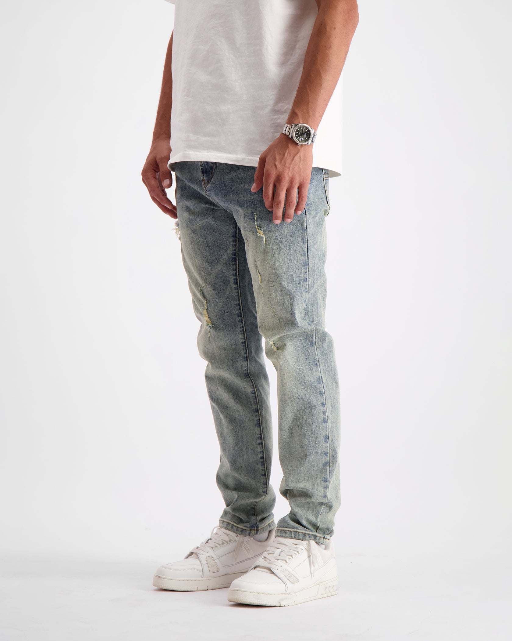 STRUCTURE SLIM DENIM | Azul