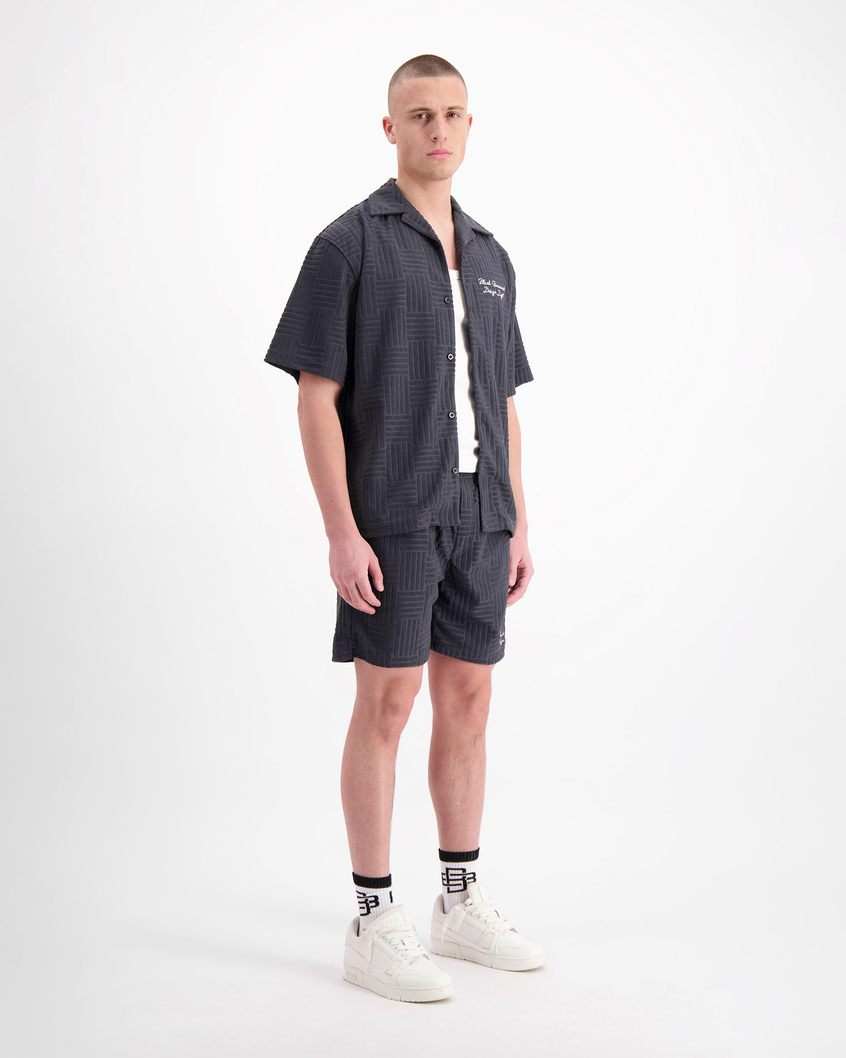 TERRY RESORT SET | azul marino