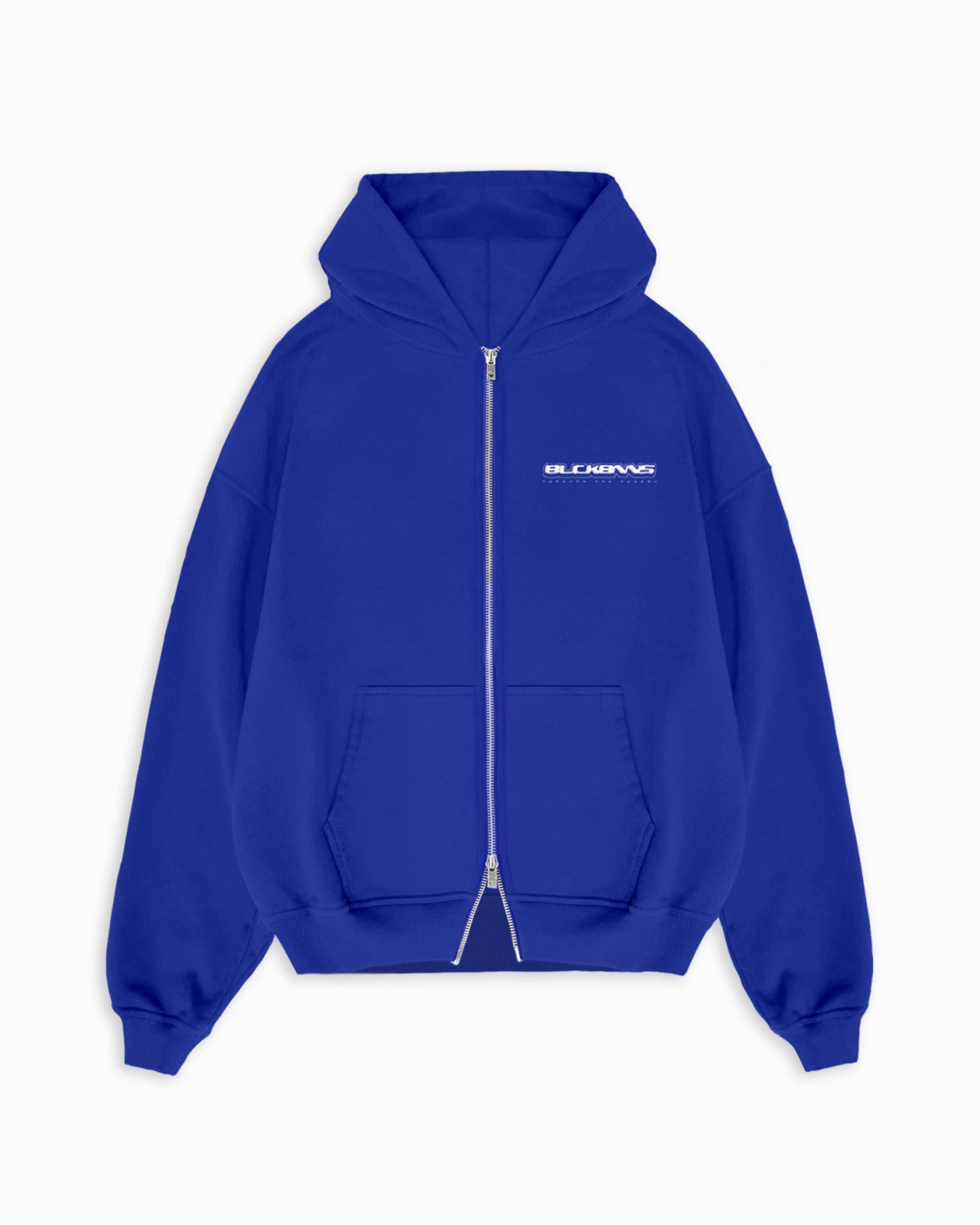 SUDADERA TTD ZIP | Azul