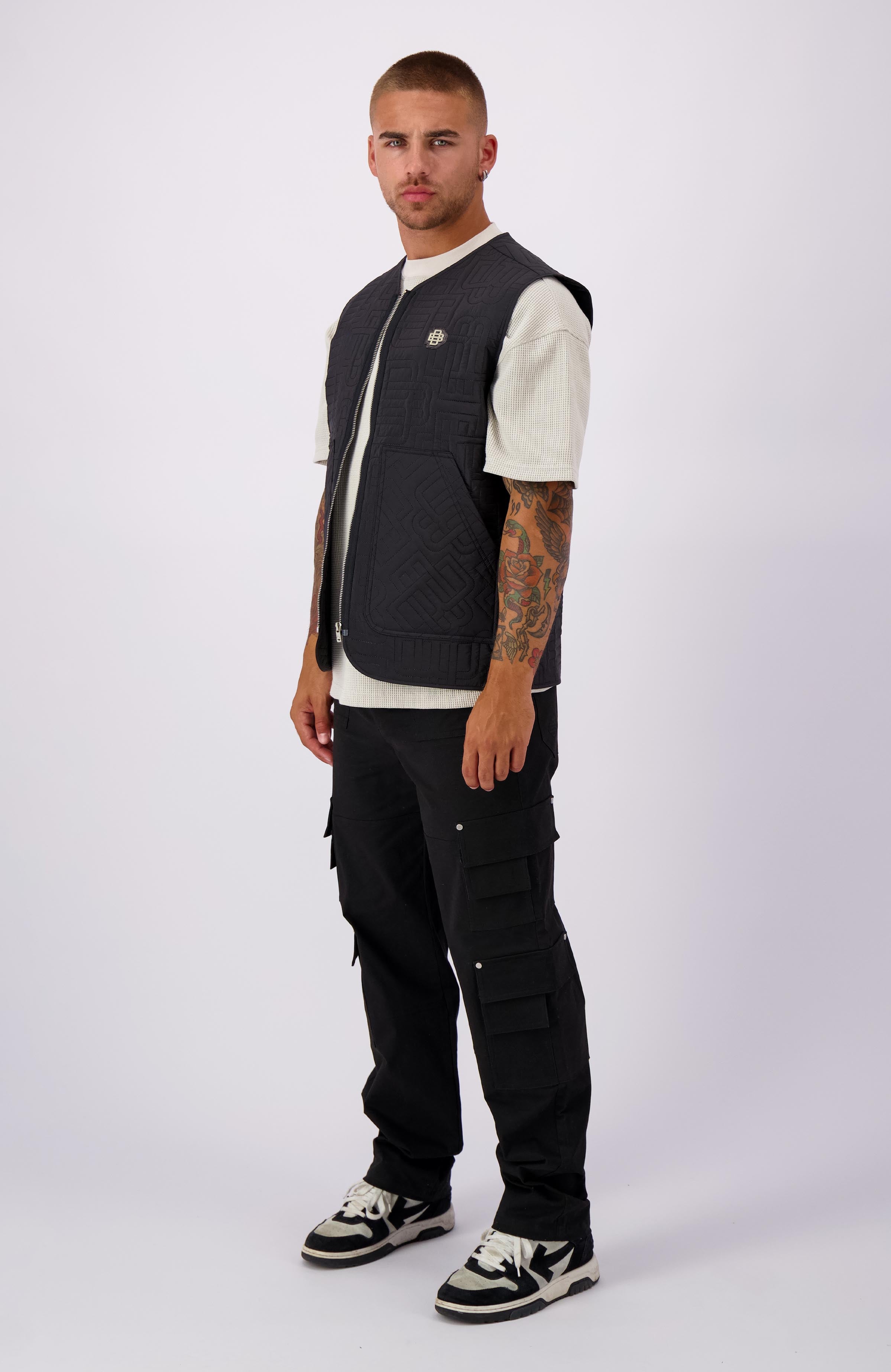 MONOGRAM Chaleco acolchado | Negro