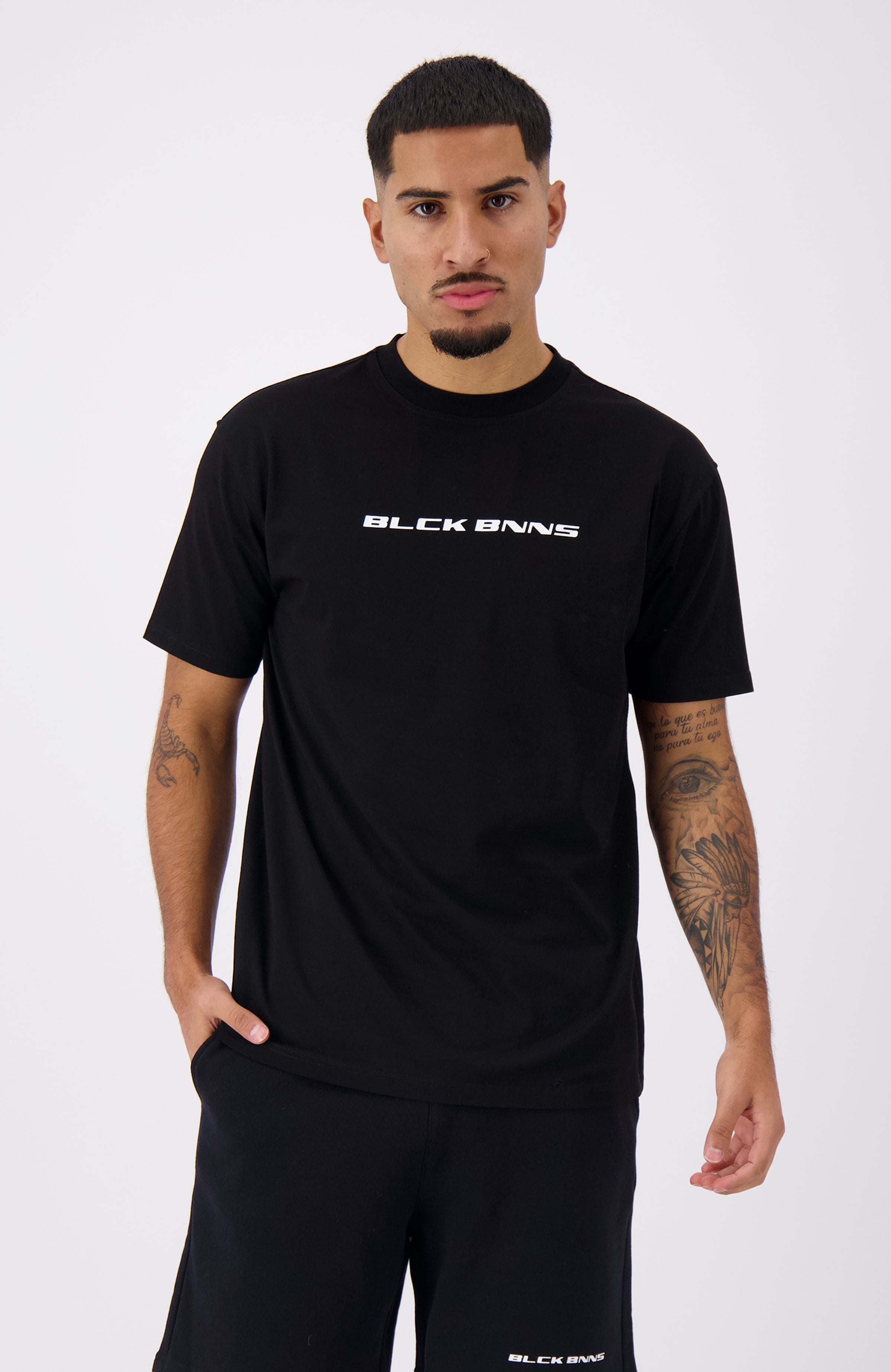 CURSIVE SCRIPT Camiseta | Negro