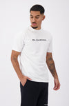CURSIVE SCRIPT Camiseta | Blanco