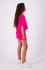 JR. GRL CROPED Camiseta | Rosa