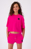 JR. GRL CROPED Camiseta | Rosa