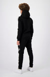 JR. SUDADERA ANORAK STRIPE | Negra