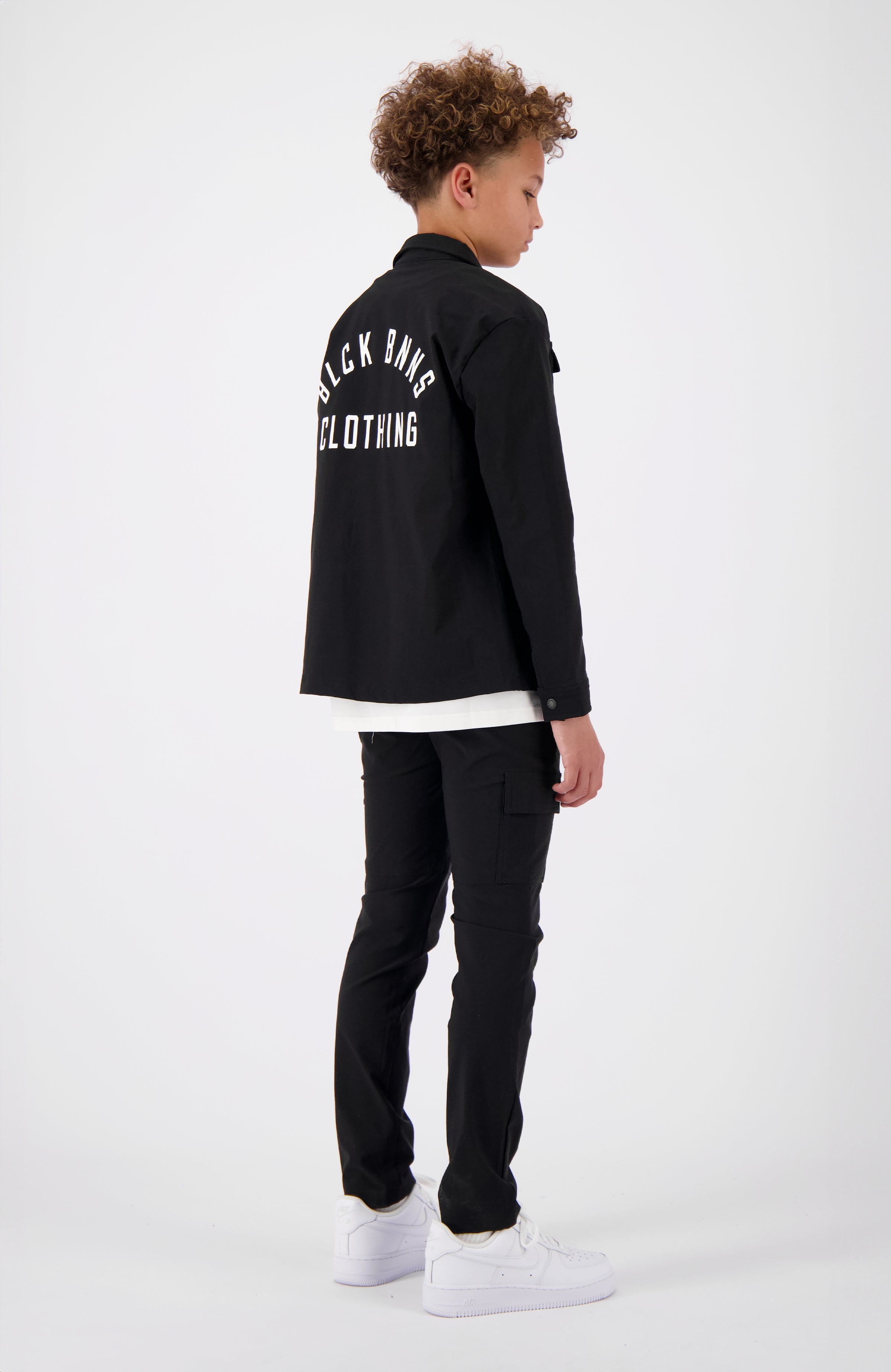 JR. TECH CARGO PANTS | Negro