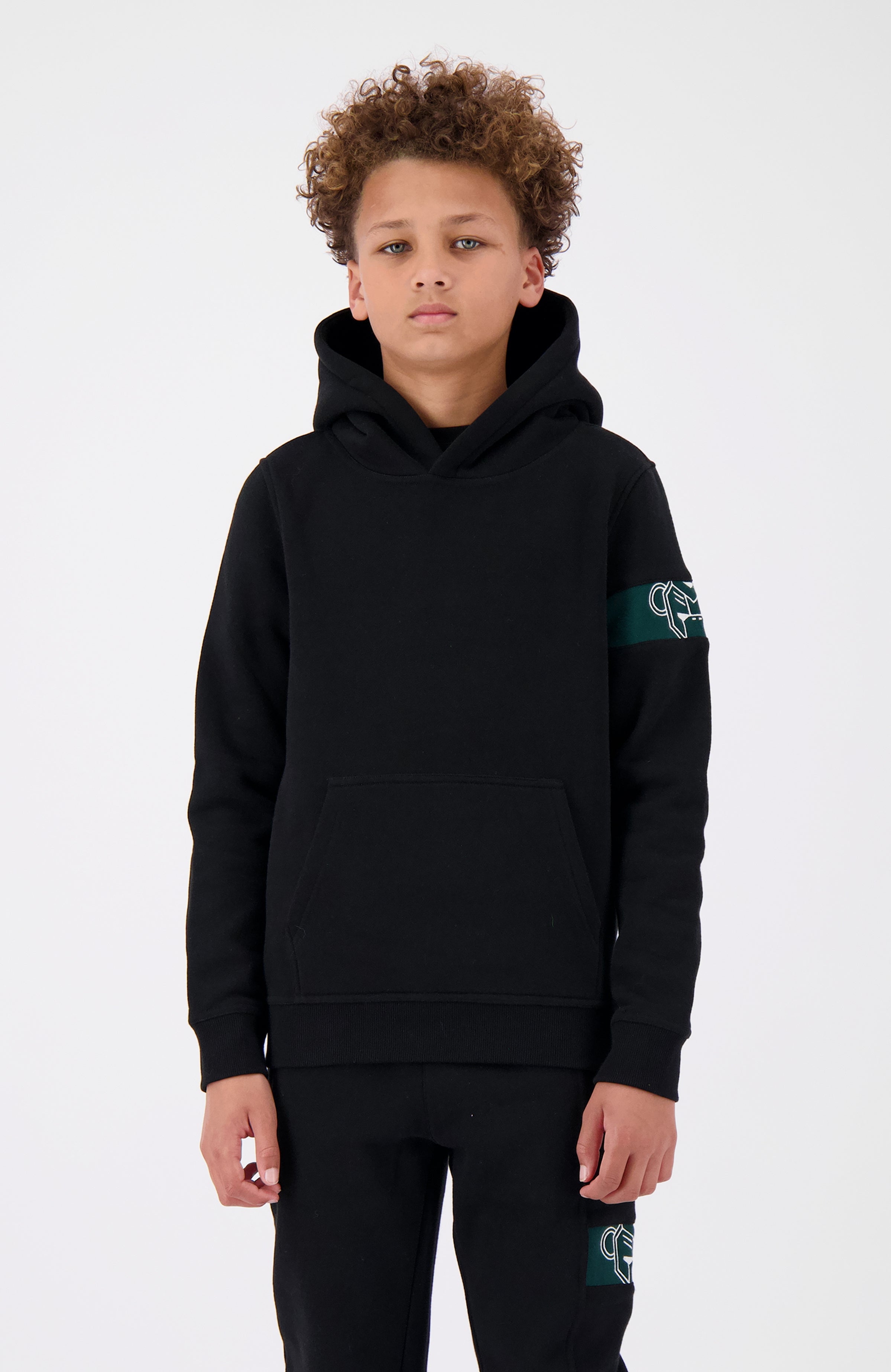 JR. COMMANDER HOODIE | Negro