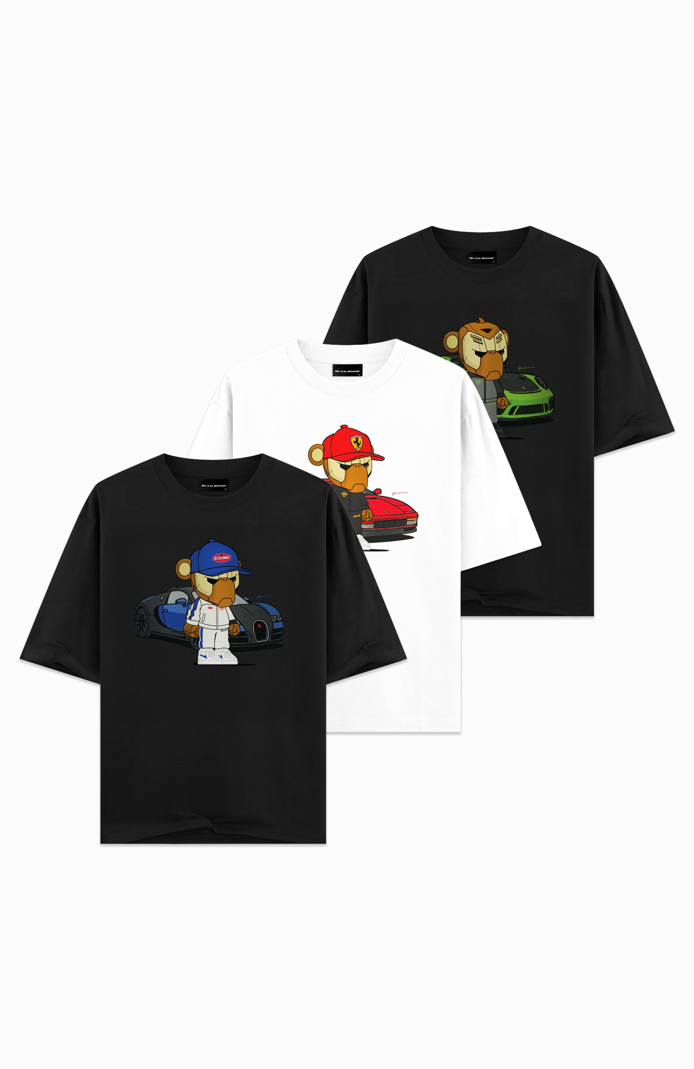 PACK DE 3 - CAMISETAS SPEED MONKEYS PARA NIÑOS