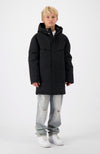 JR. PARKA PLATE CHAQUETA | Negro