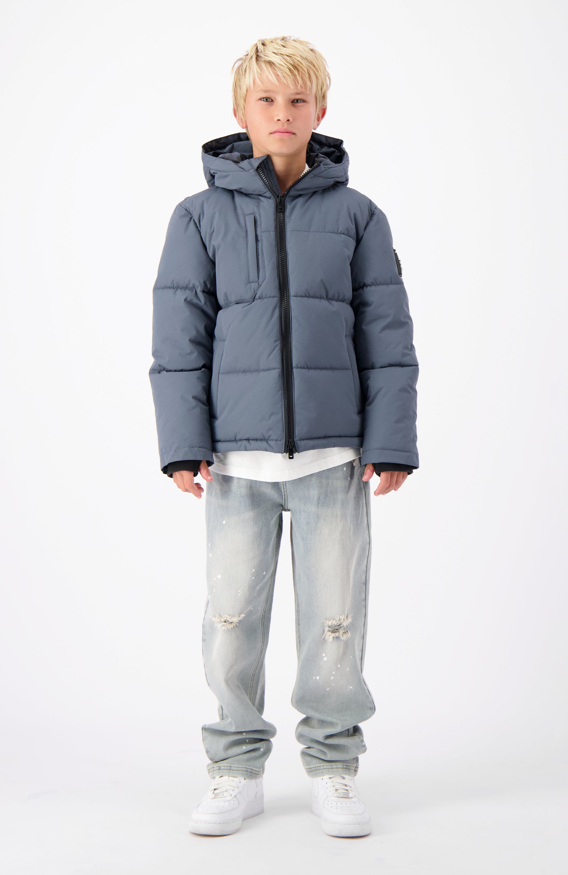 JR. SONIK PLATE JACKET | Charcoal