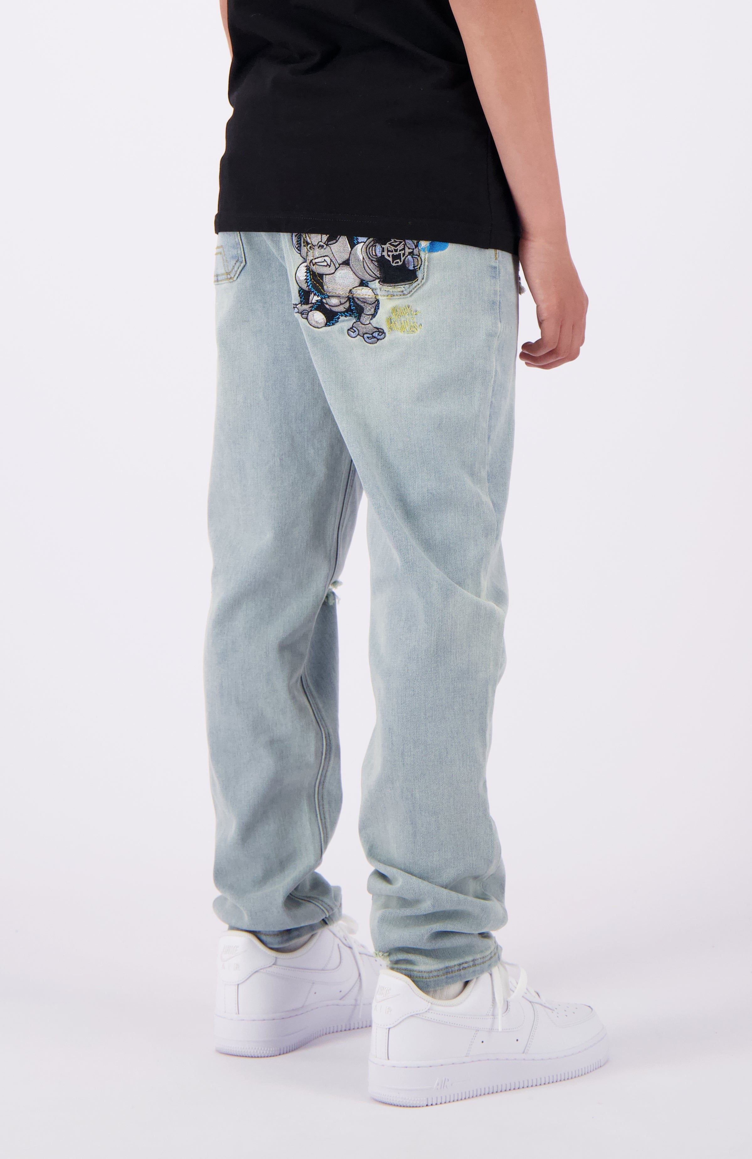 JR. GRAFFITI 3D DENIM | Azul