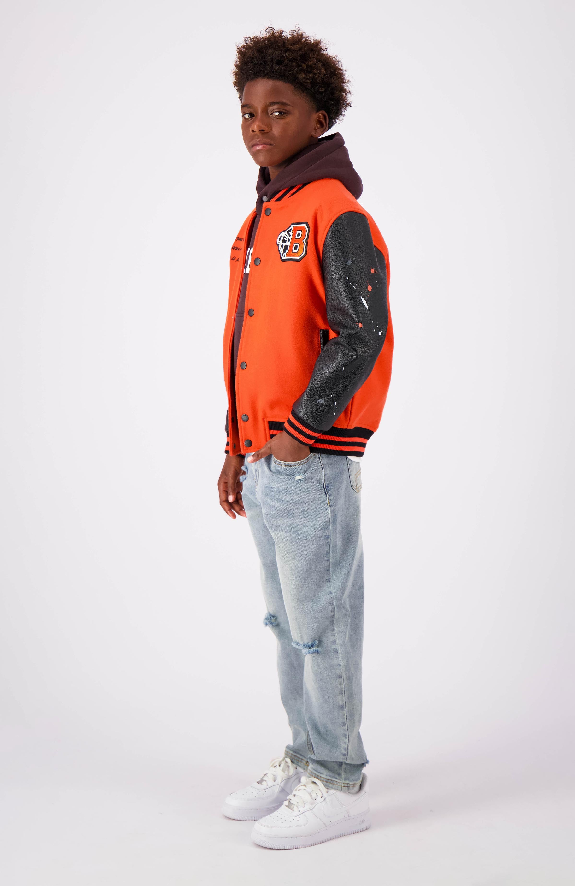 JR BASE JACKET | Naranja