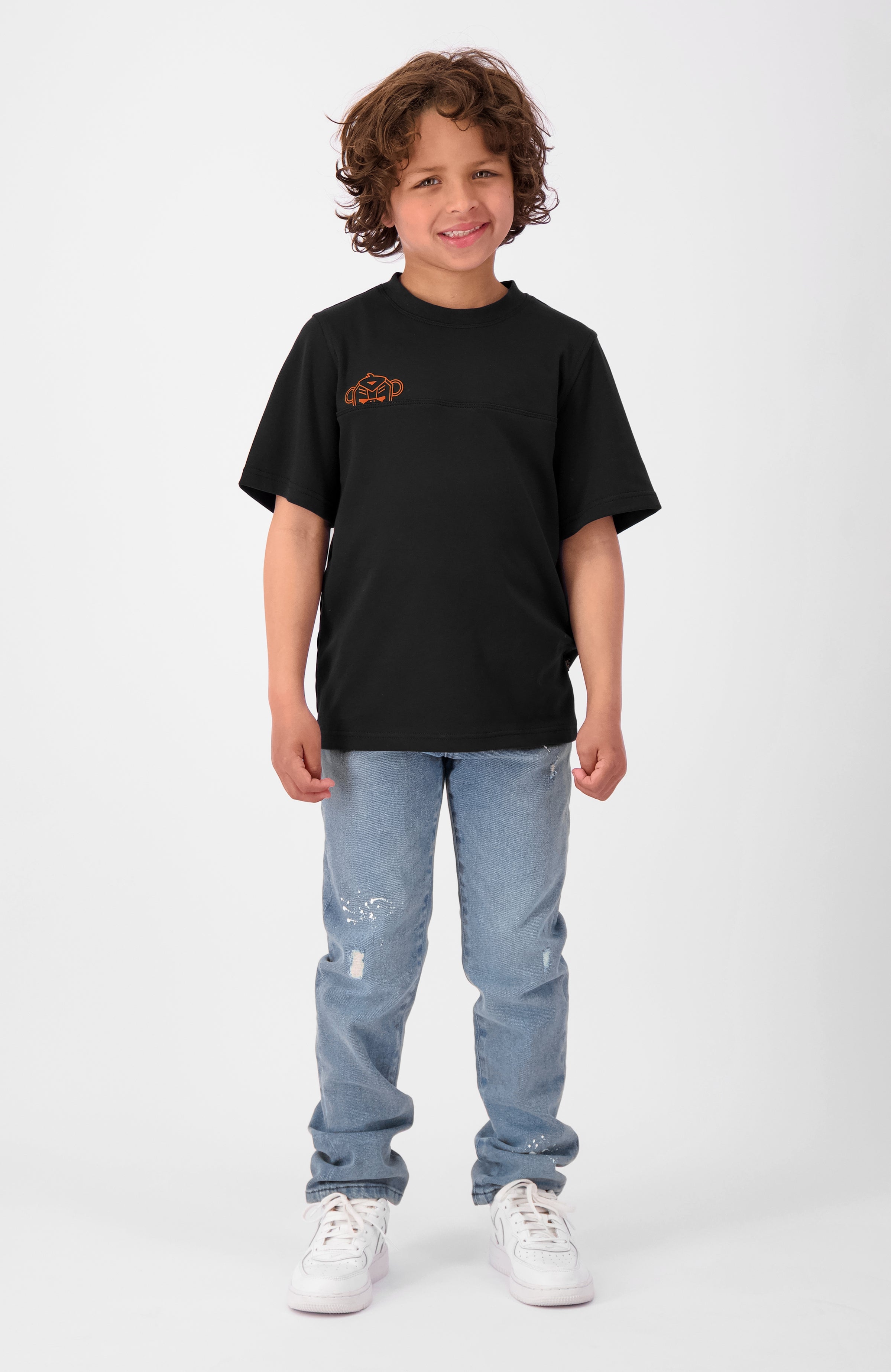 JR PEEK Camiseta | Negro