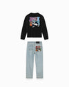 JUEGO DE PANTALONES KIDS DRIBBLE | Negro